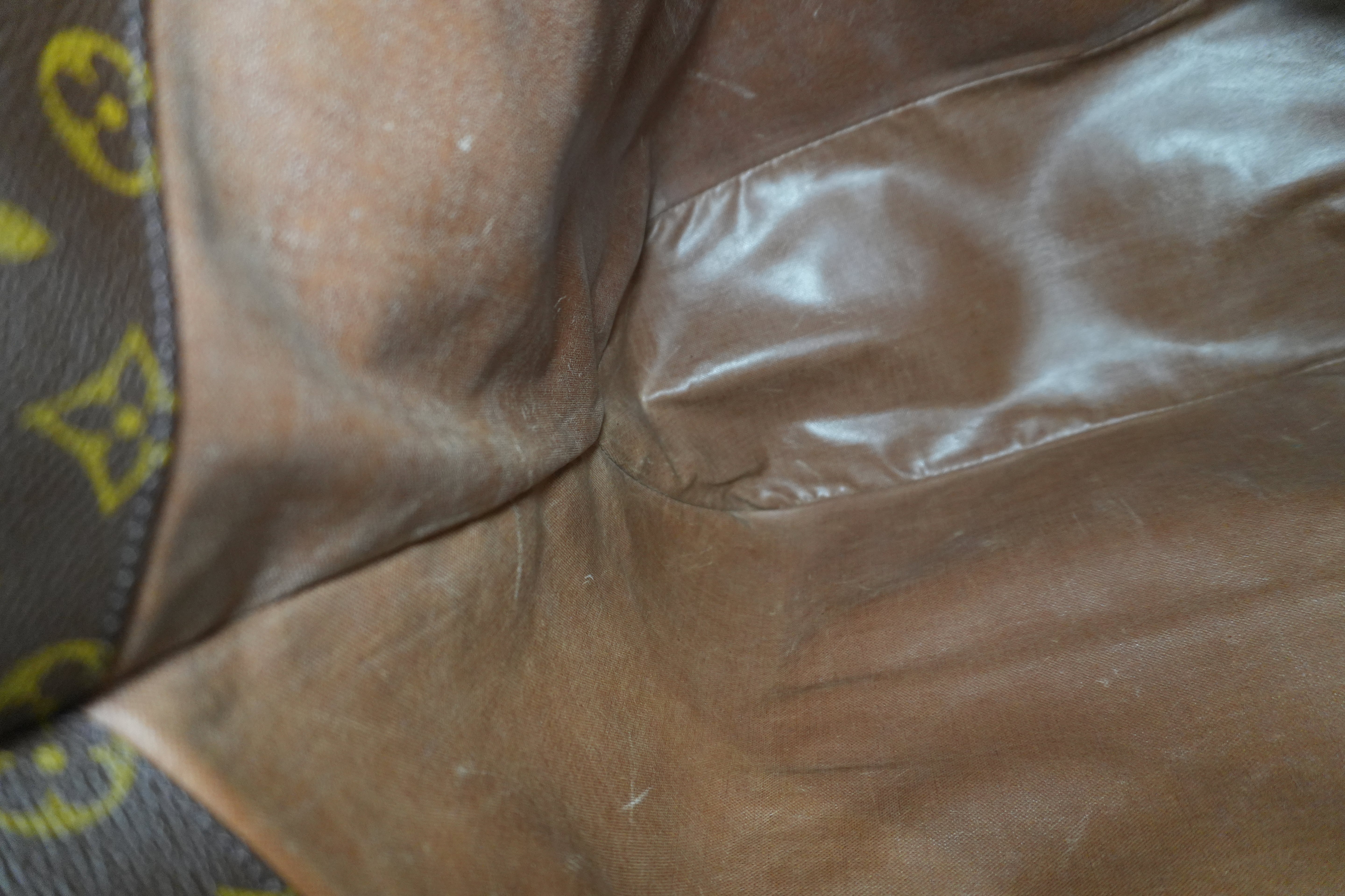 Louis Vuitton Monogram Sac Shopping GM Shoulder Tote Bag Used