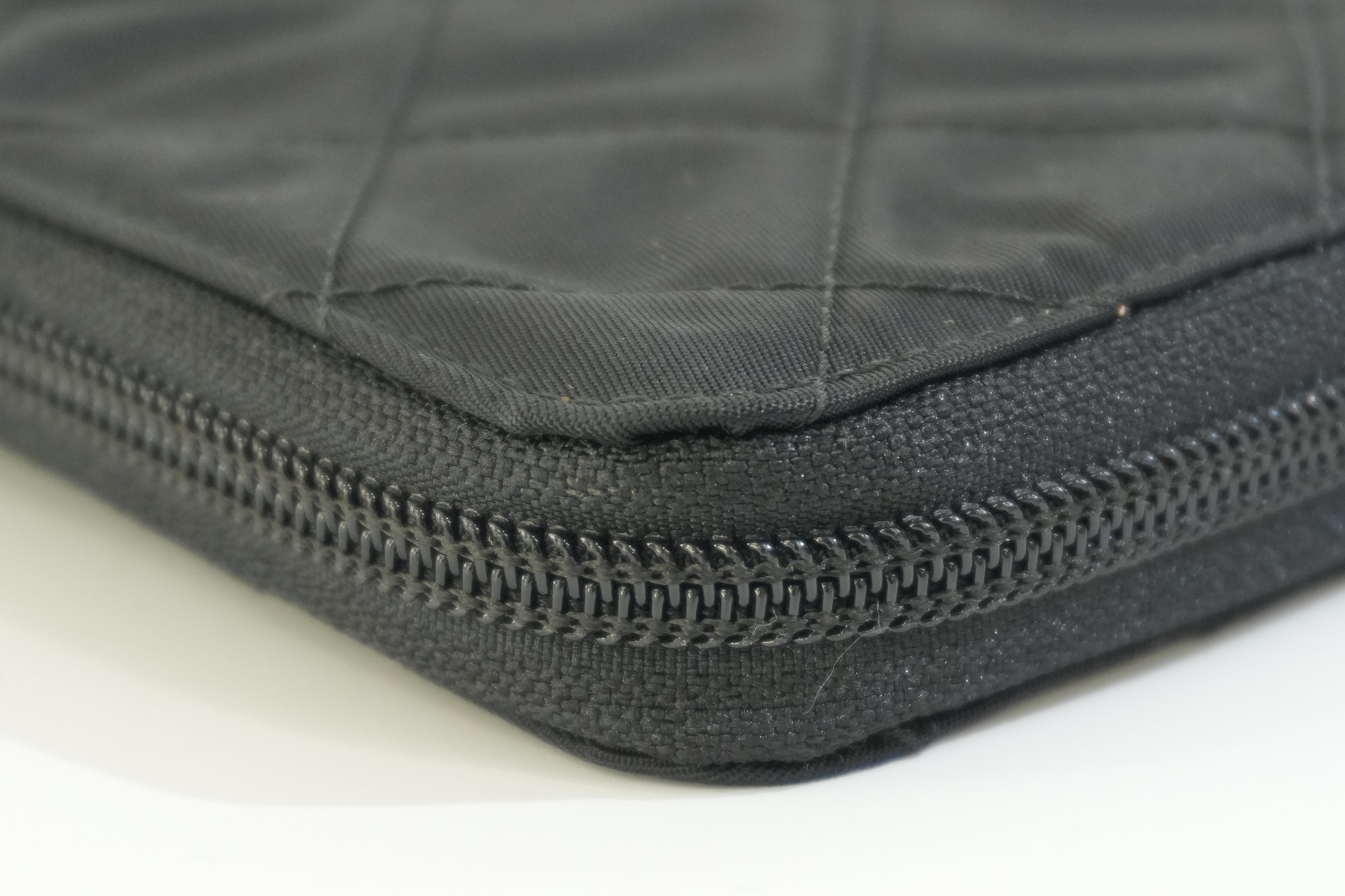 Pre-owned Prada Zippy Long Wallet Black