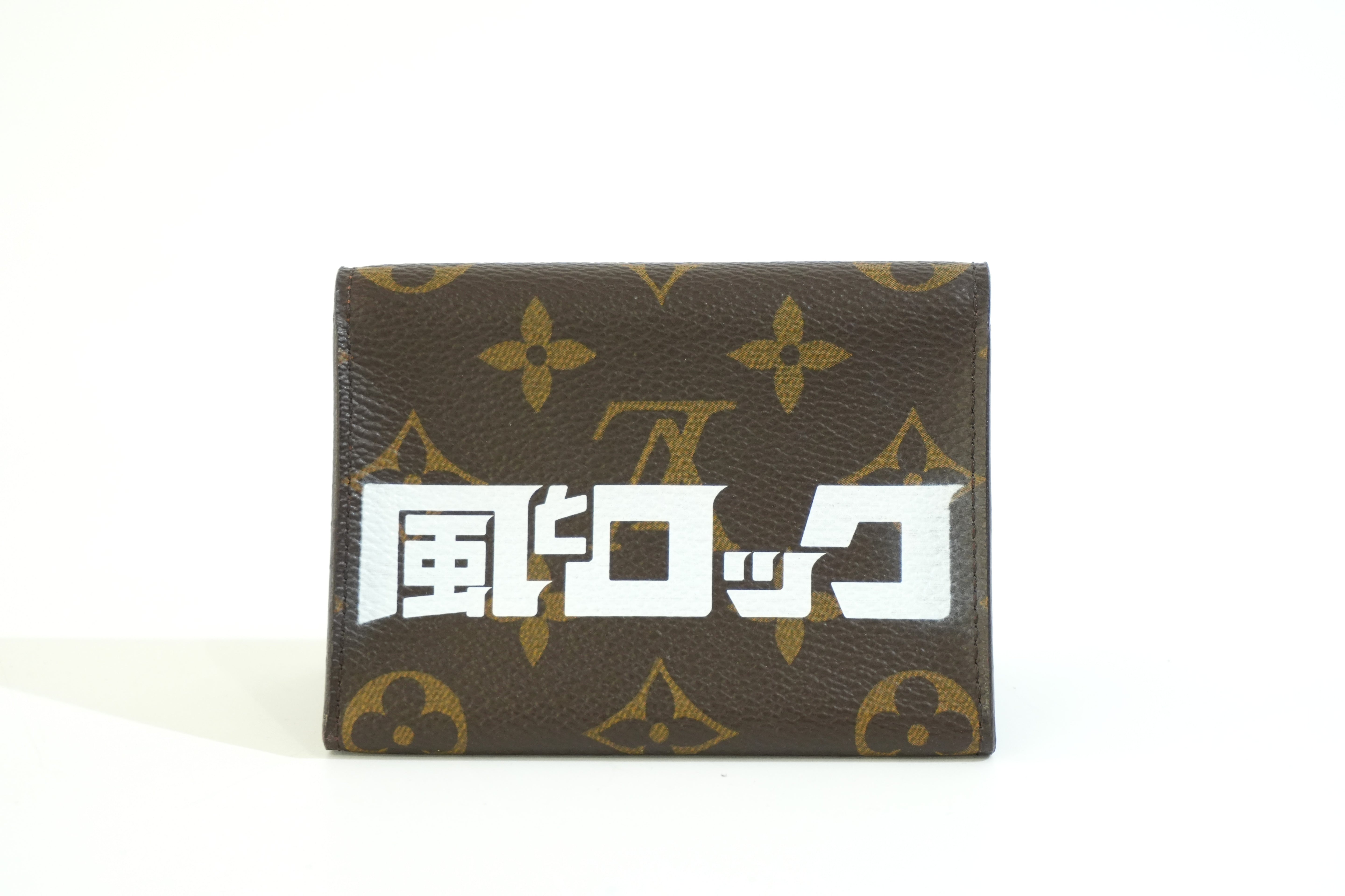 Pre-owned Louis Vuitton Monogram Wild Rock Card Case