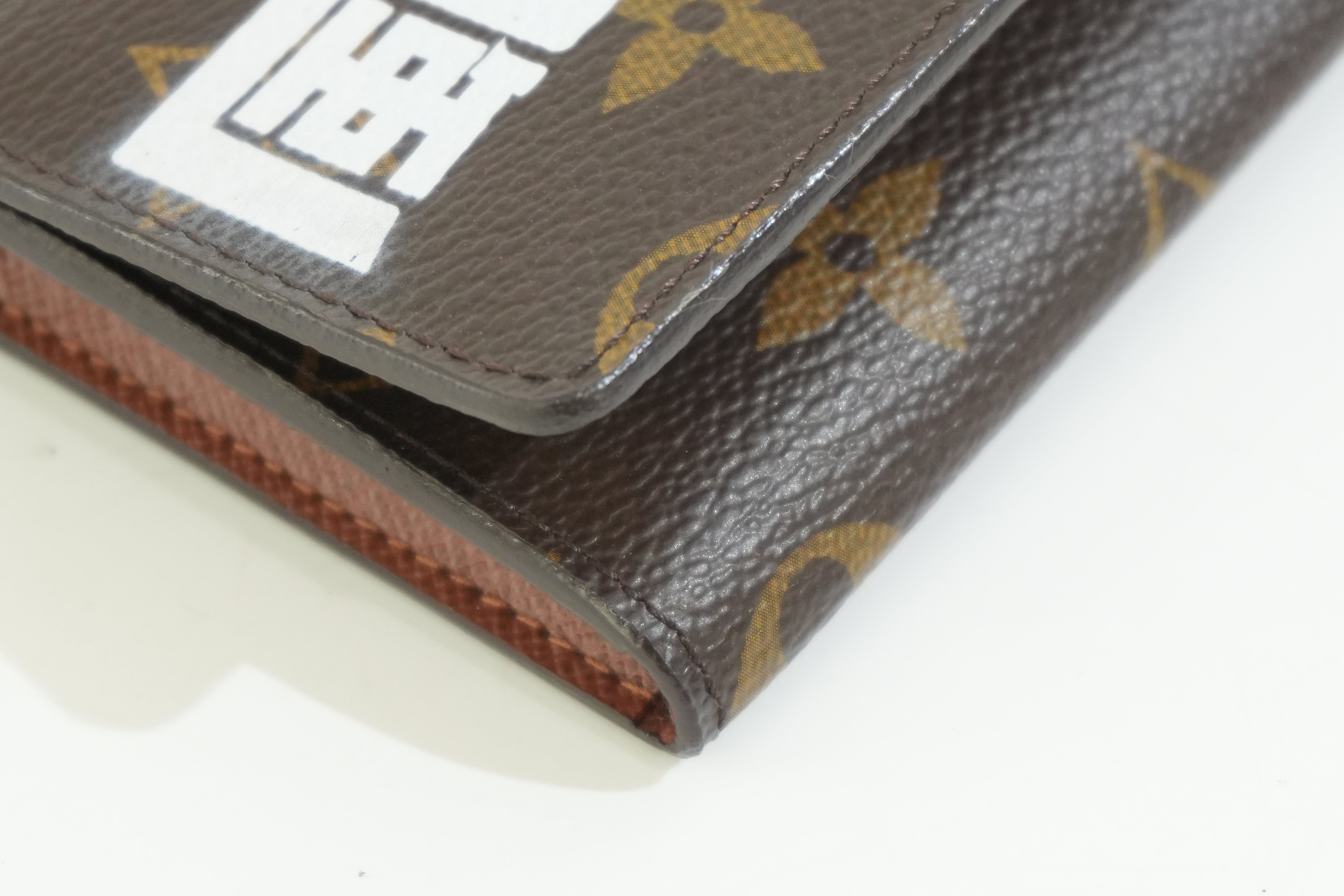 Pre-owned Louis Vuitton Monogram Wild Rock Card Case