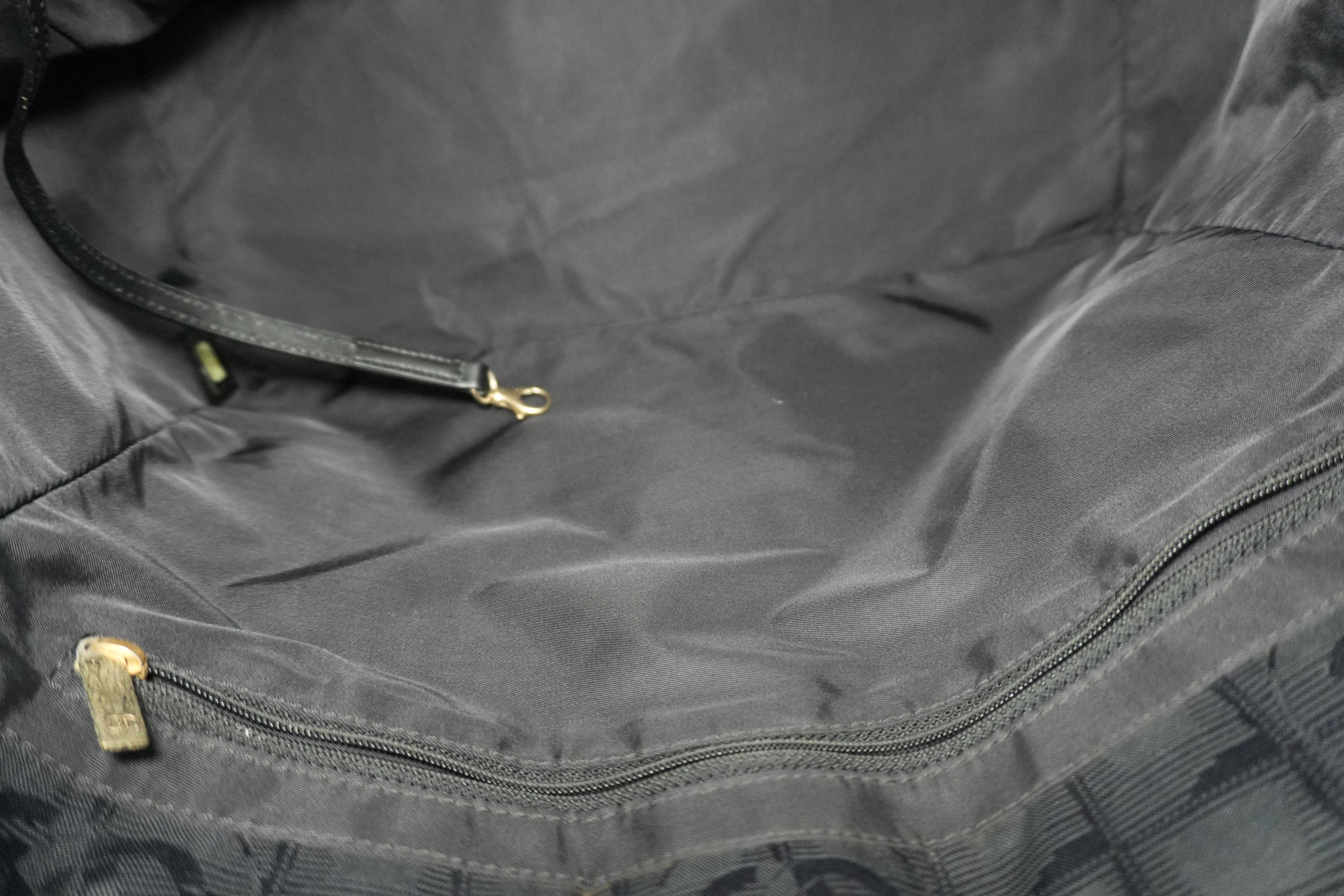 Chanel New Travel Line Tote Bag Black Used