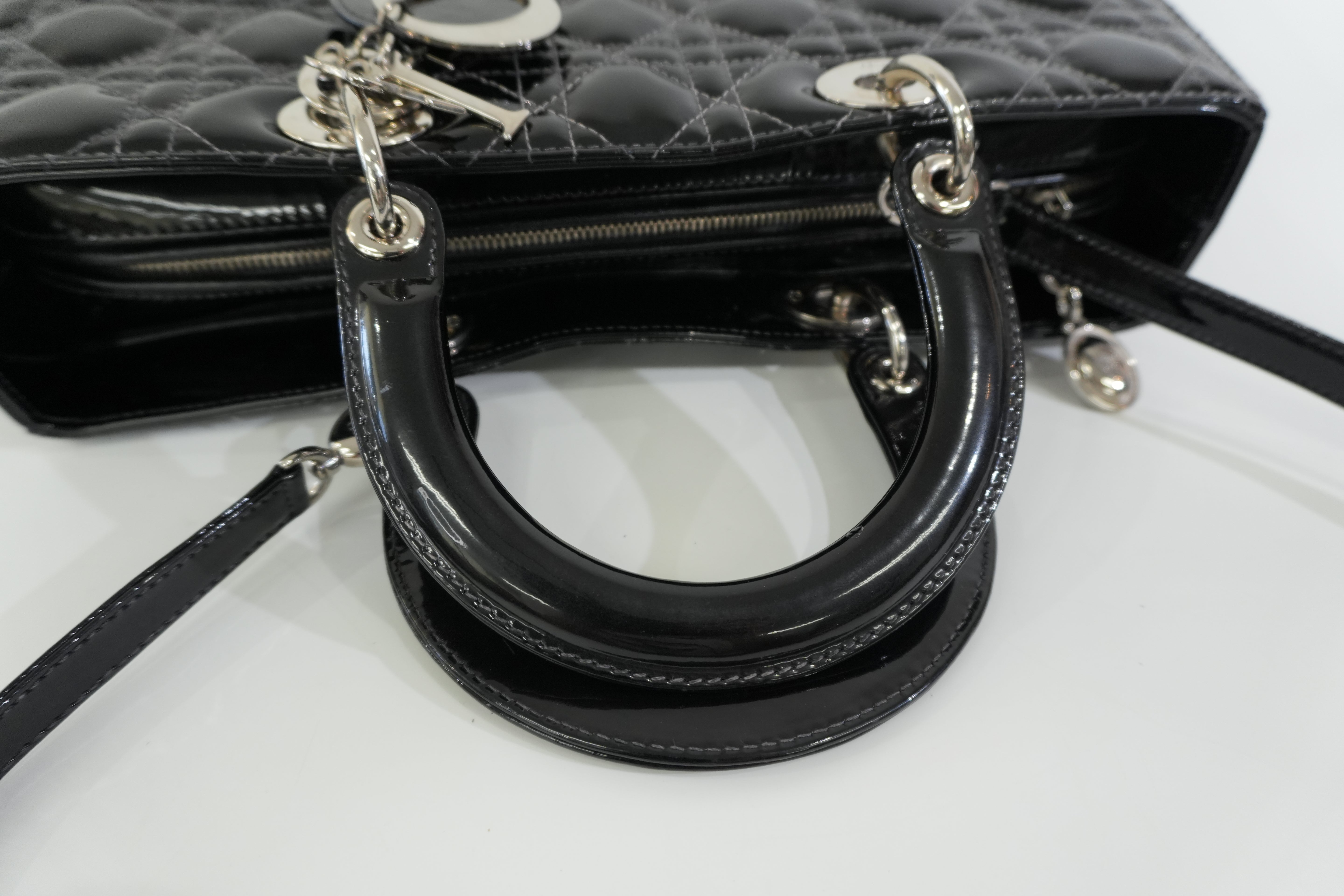 Pre-owned Lady Dior Handbag Black