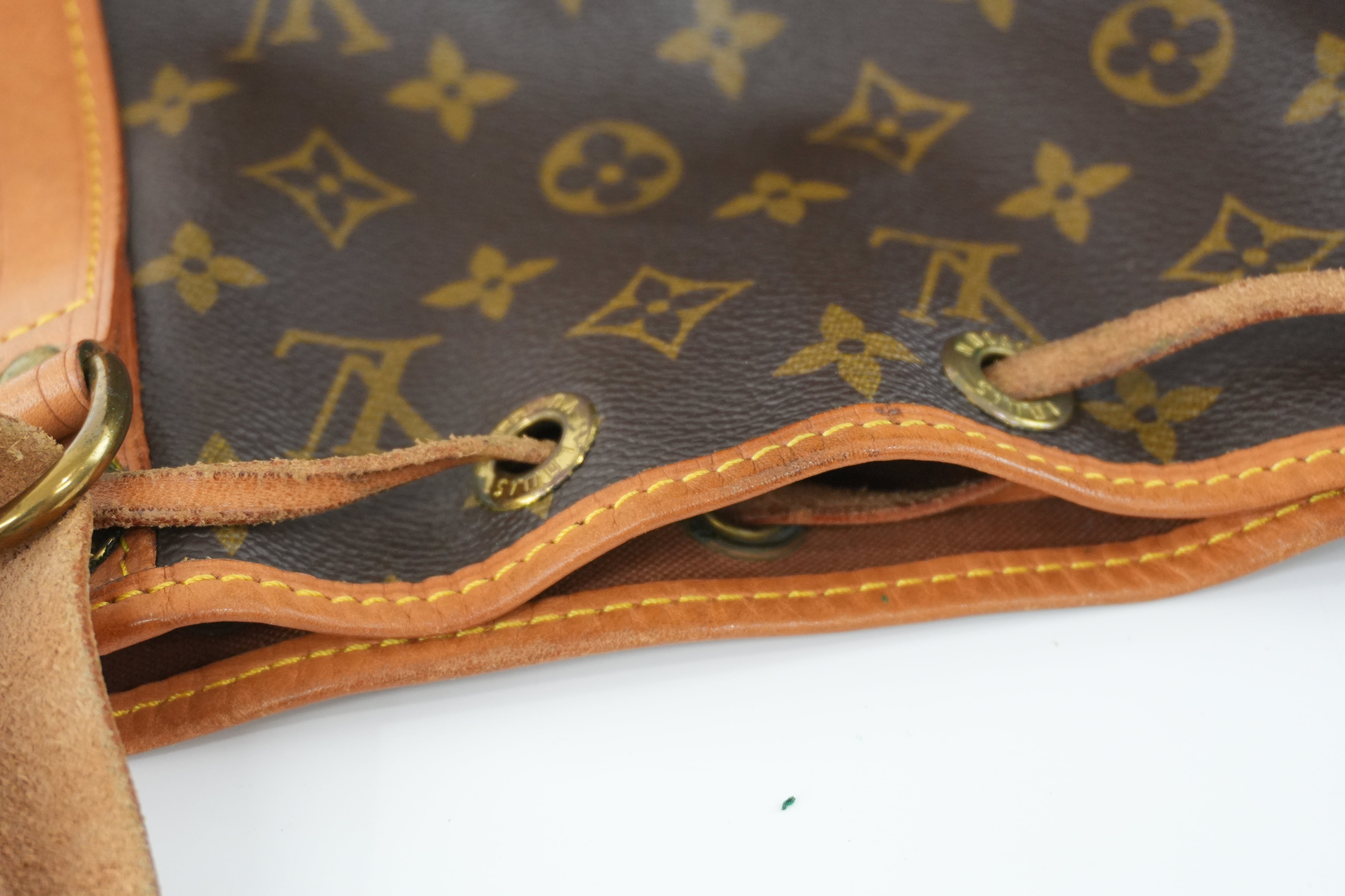 Louis Vuitton Monogram Noe PM Bucket Shoulder Bag Used