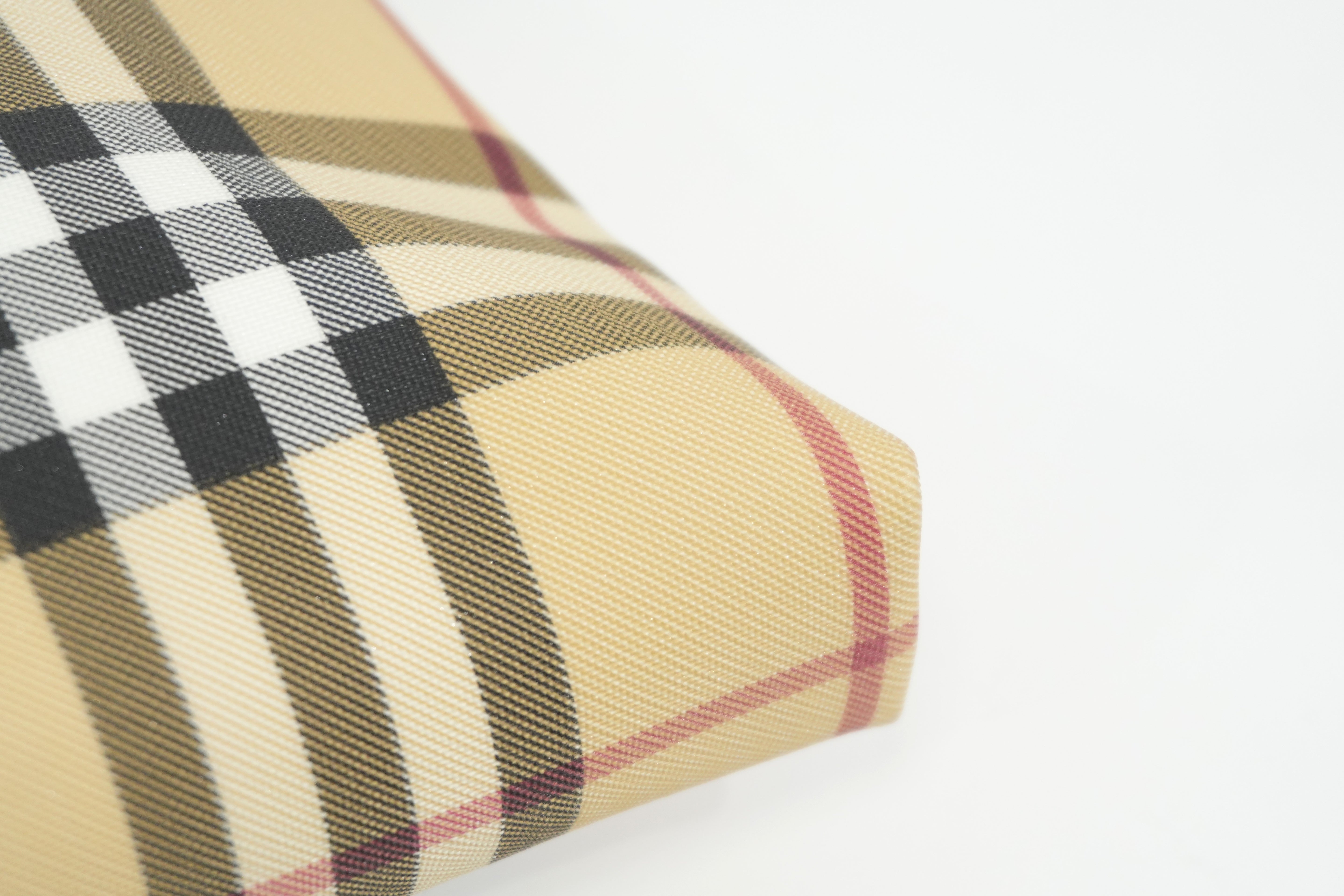 Pre-owned Burberry Nova Check Handbag Beige