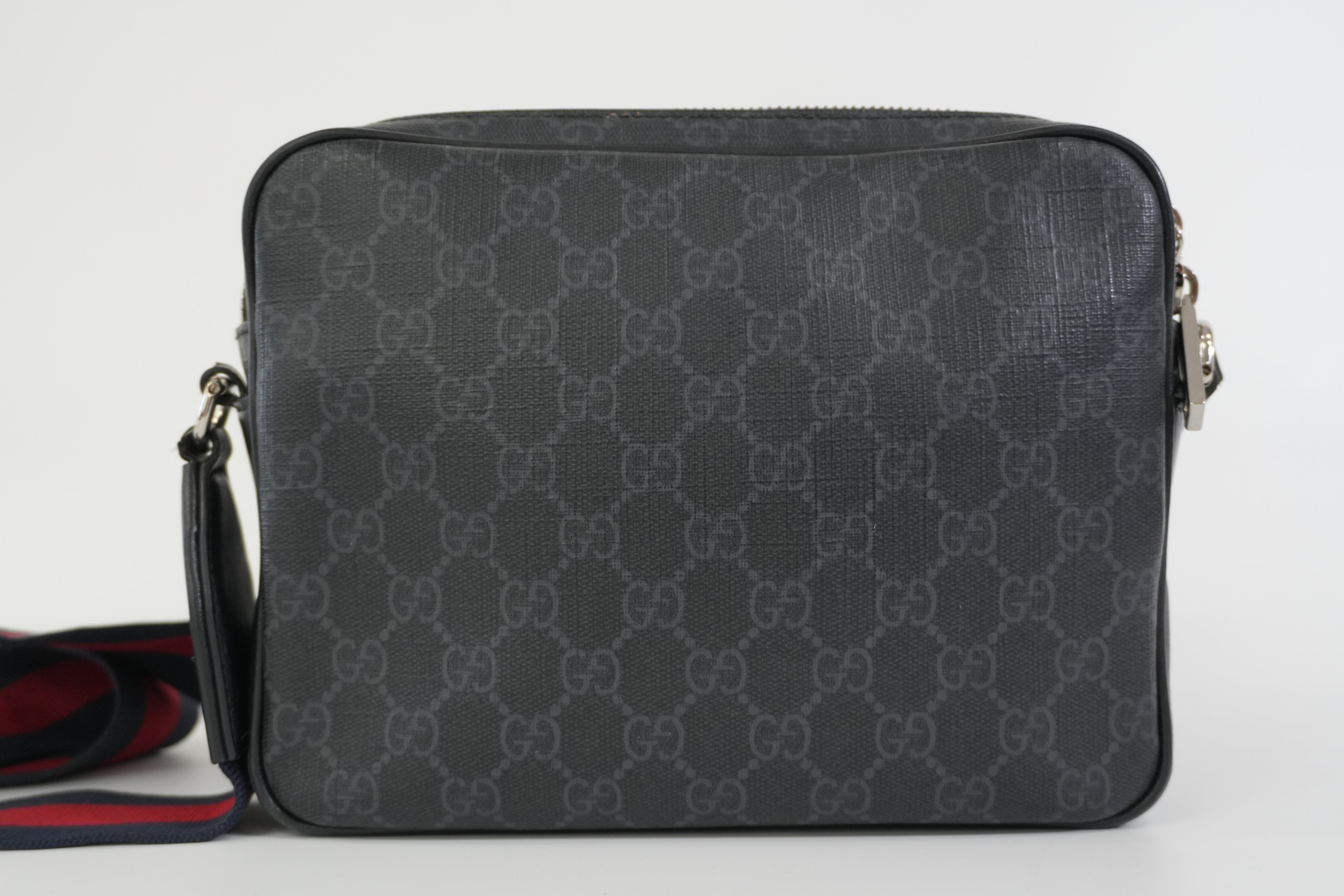 Pre-owned Gucci Guccisima Shoulder Bag Black