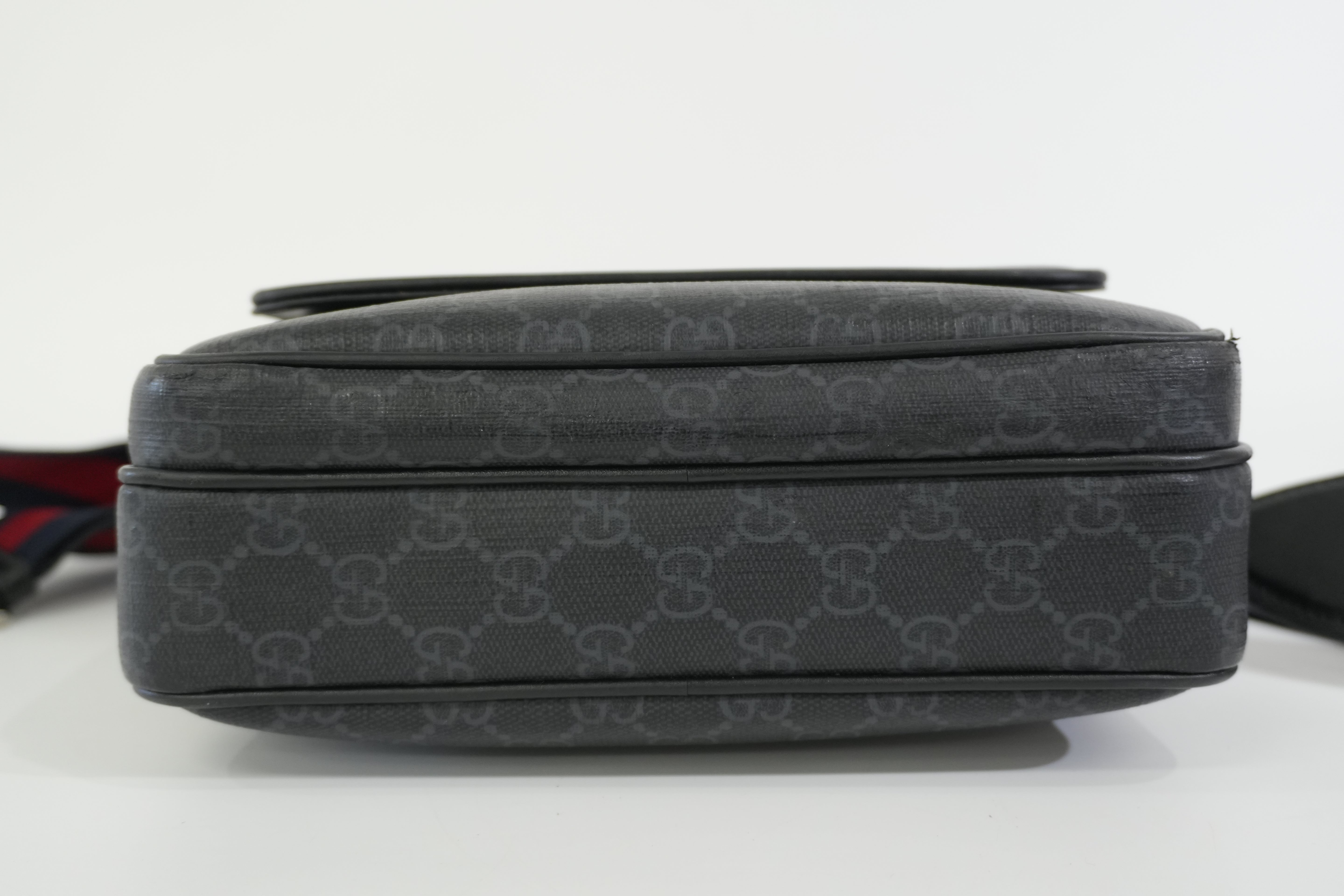 Pre-owned Gucci Guccisima Shoulder Bag Black