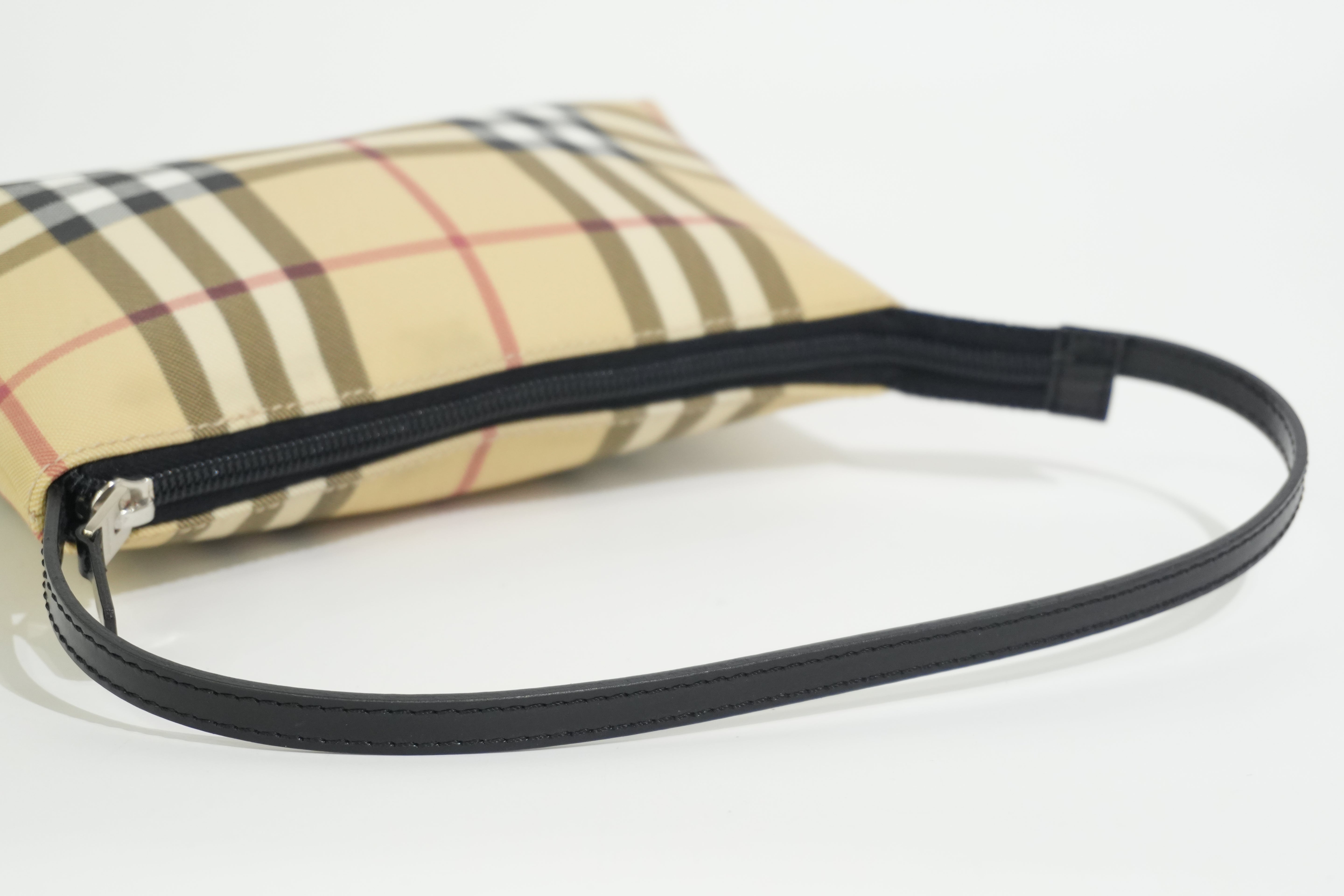 Pre-owned Burberry Nova Check Handbag Beige