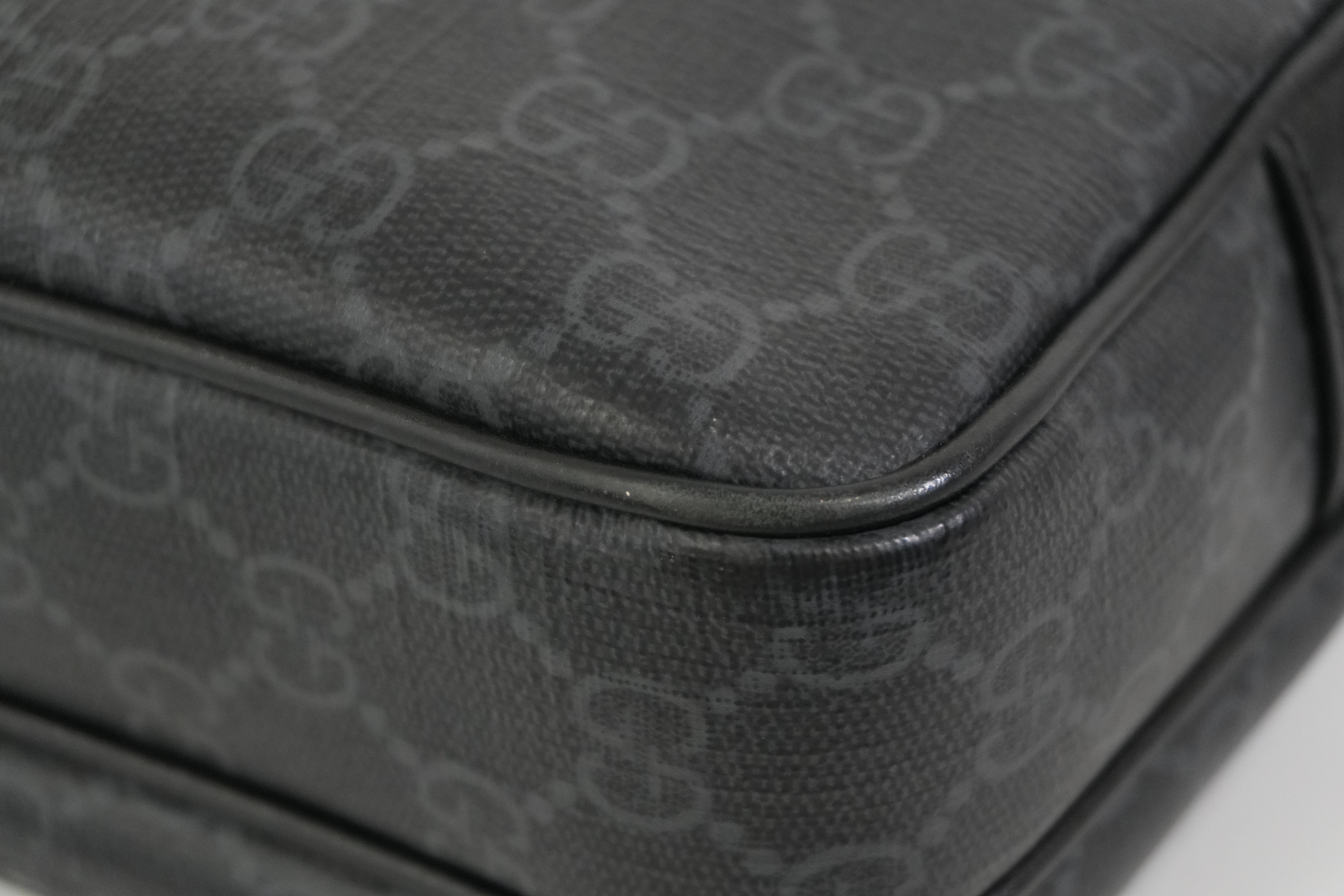 Pre-owned Gucci Guccisima Shoulder Bag Black