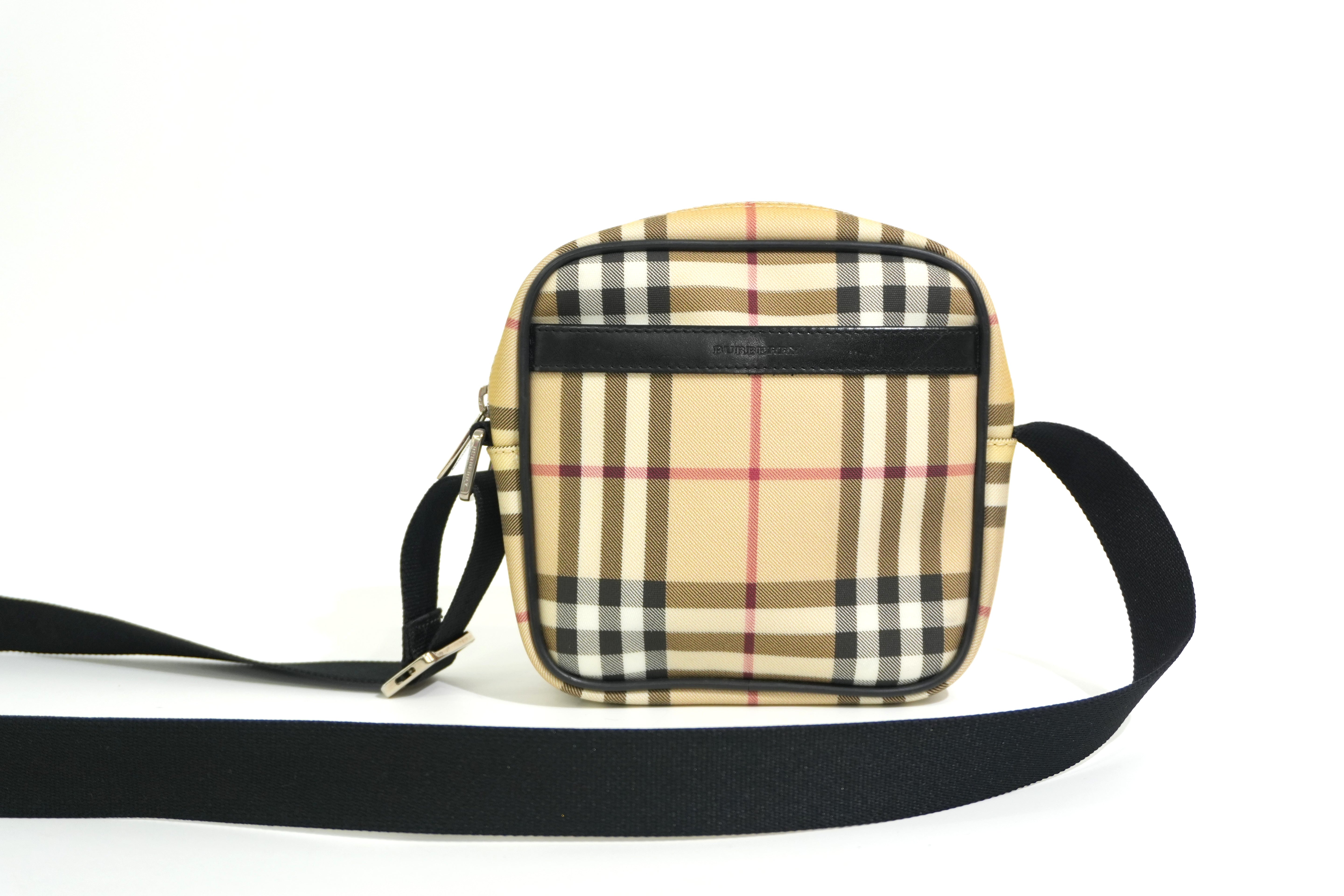 Pre-owned Burberry Nova Check Crossbody Bag