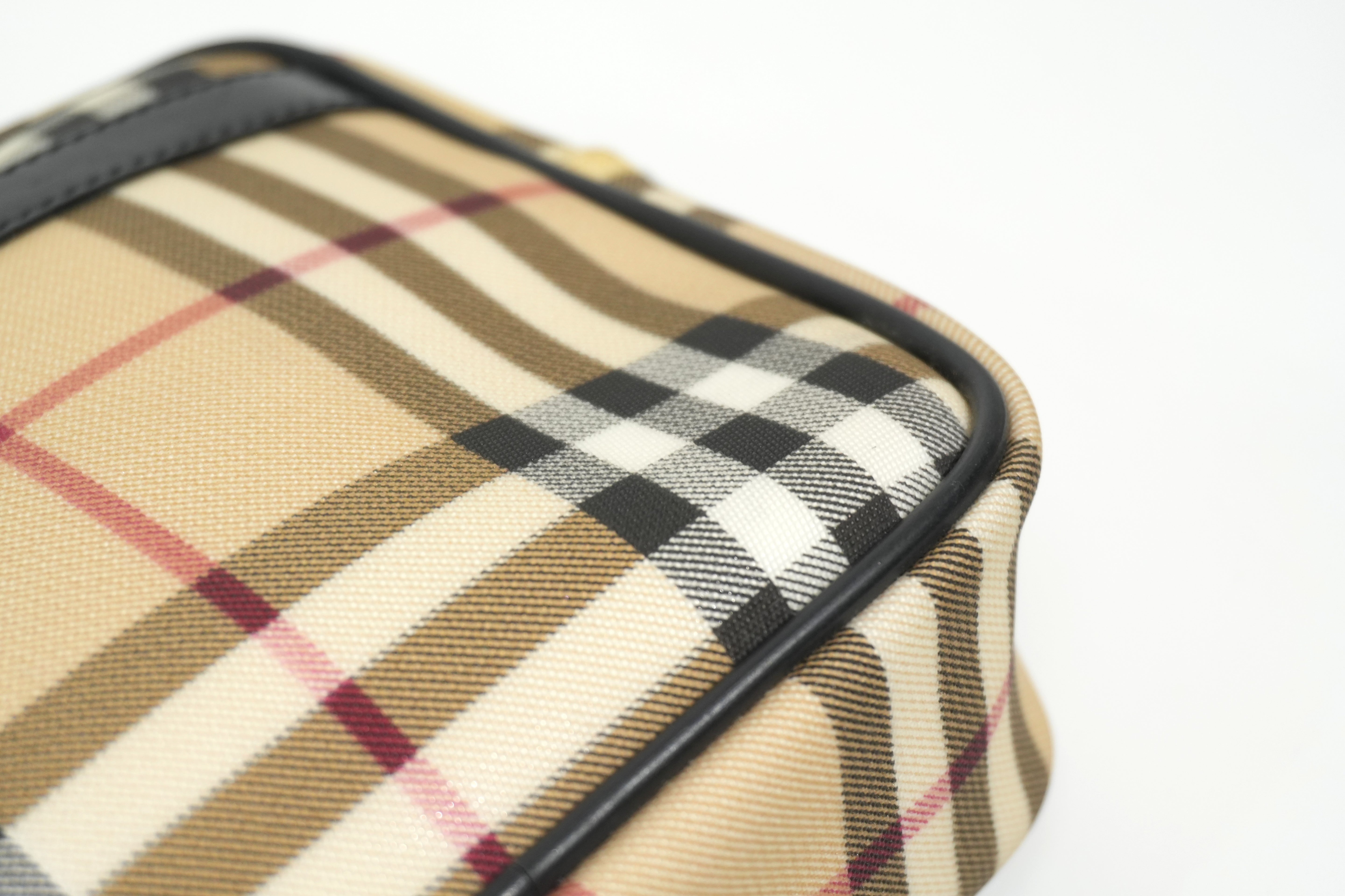 Pre-owned Burberry Nova Check Crossbody Bag