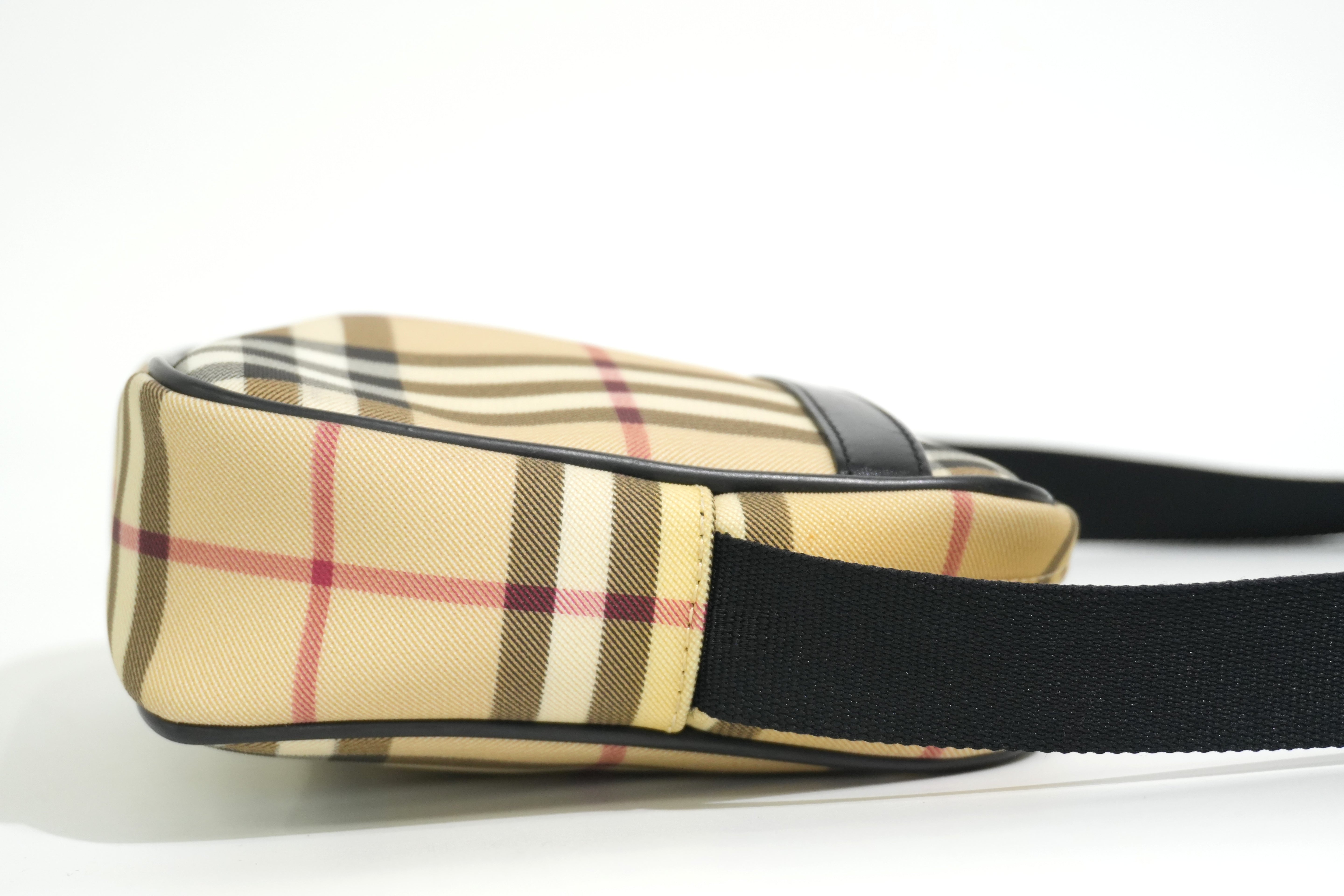 Pre-owned Burberry Nova Check Crossbody Bag
