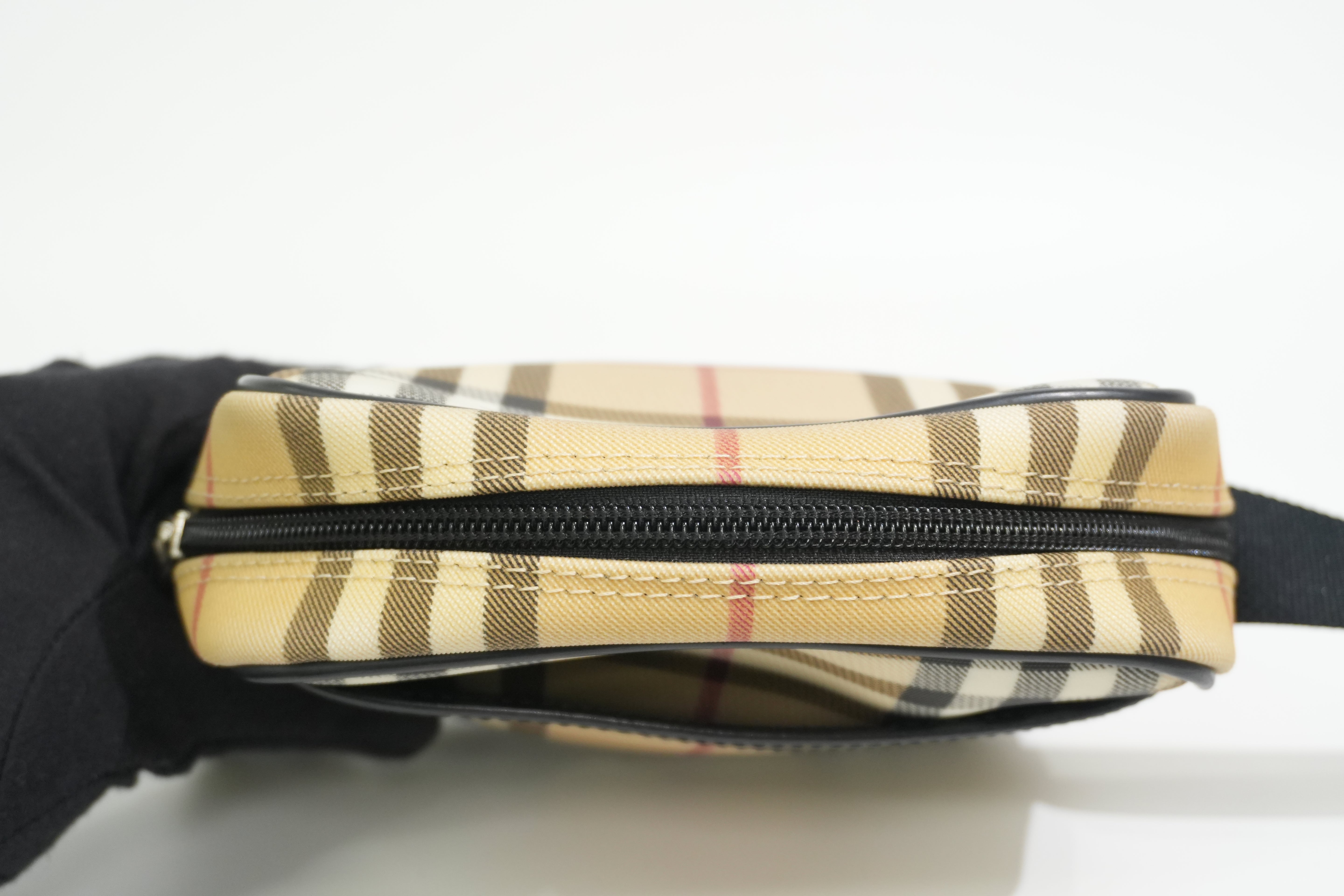 Pre-owned Burberry Nova Check Crossbody Bag