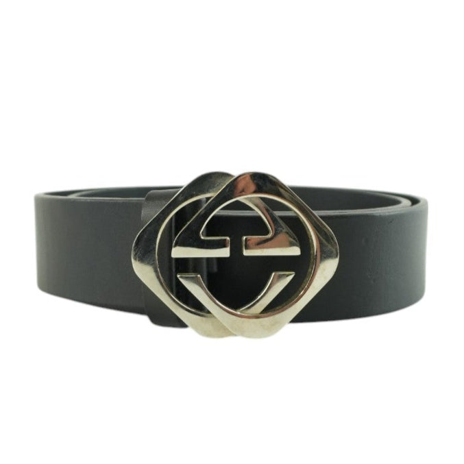 Pre-owned Gucci Belt Leather Size 85