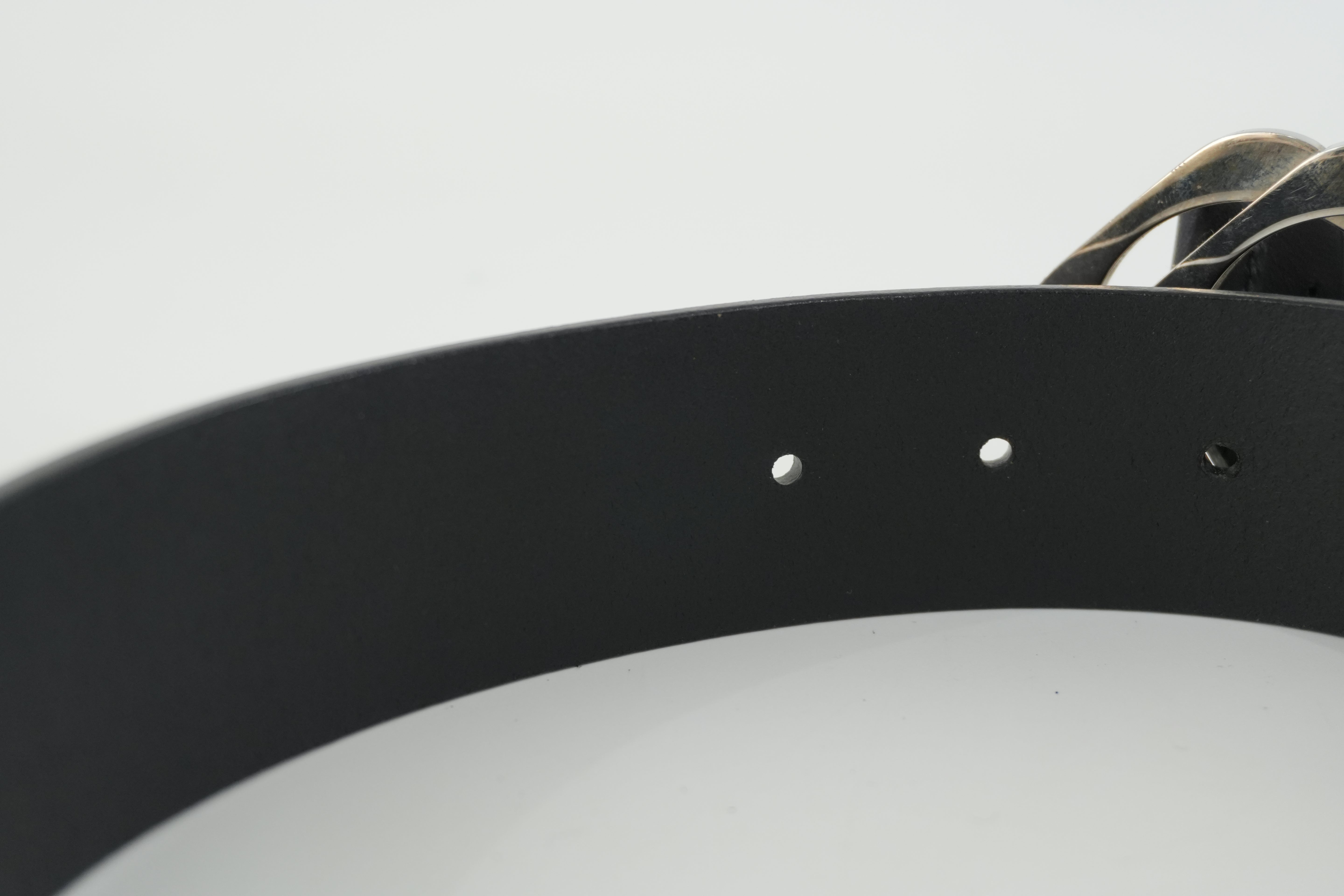 Pre-owned Gucci Belt Leather Size 85