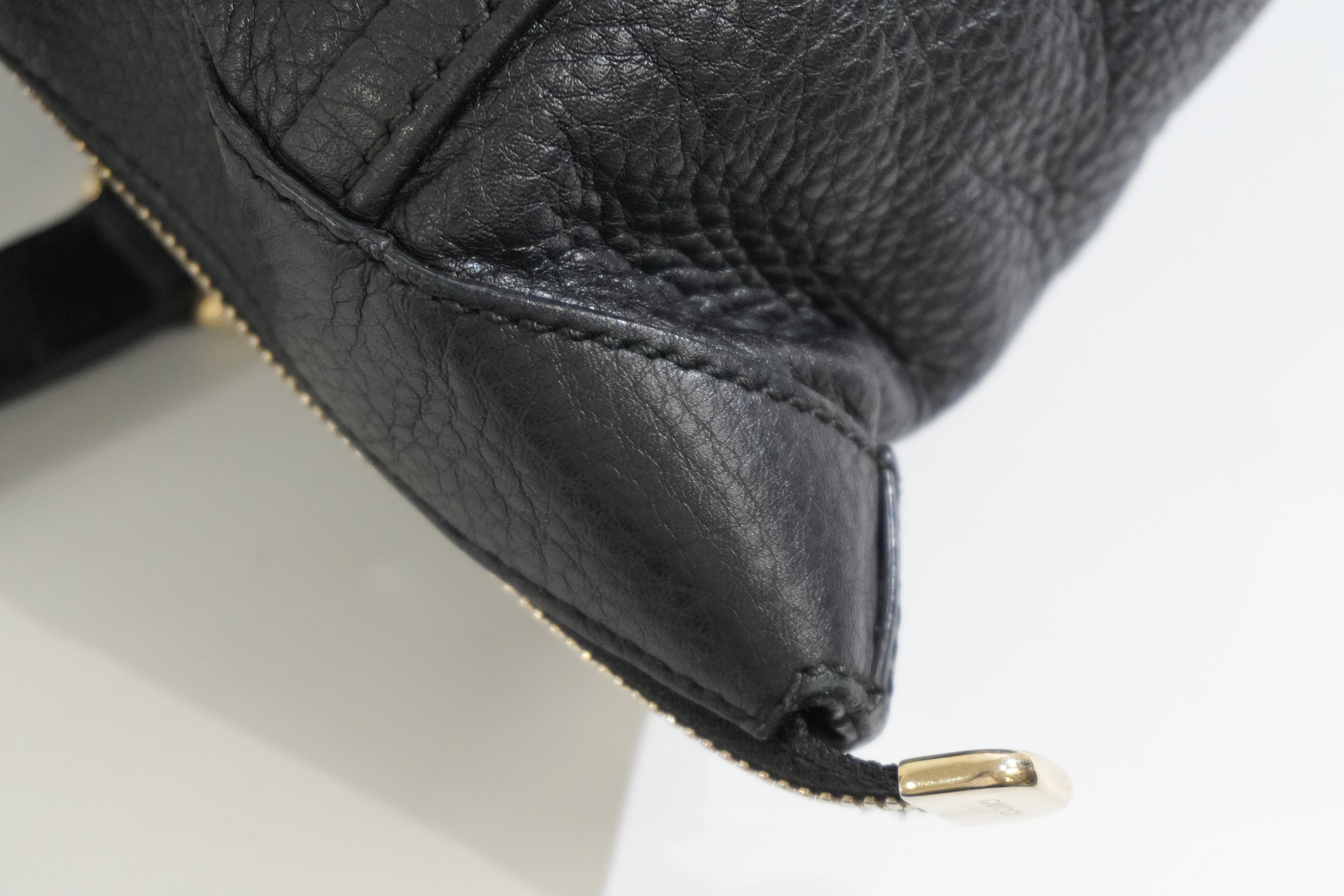 Pre-owned Gucci Soho Tote Bag Black