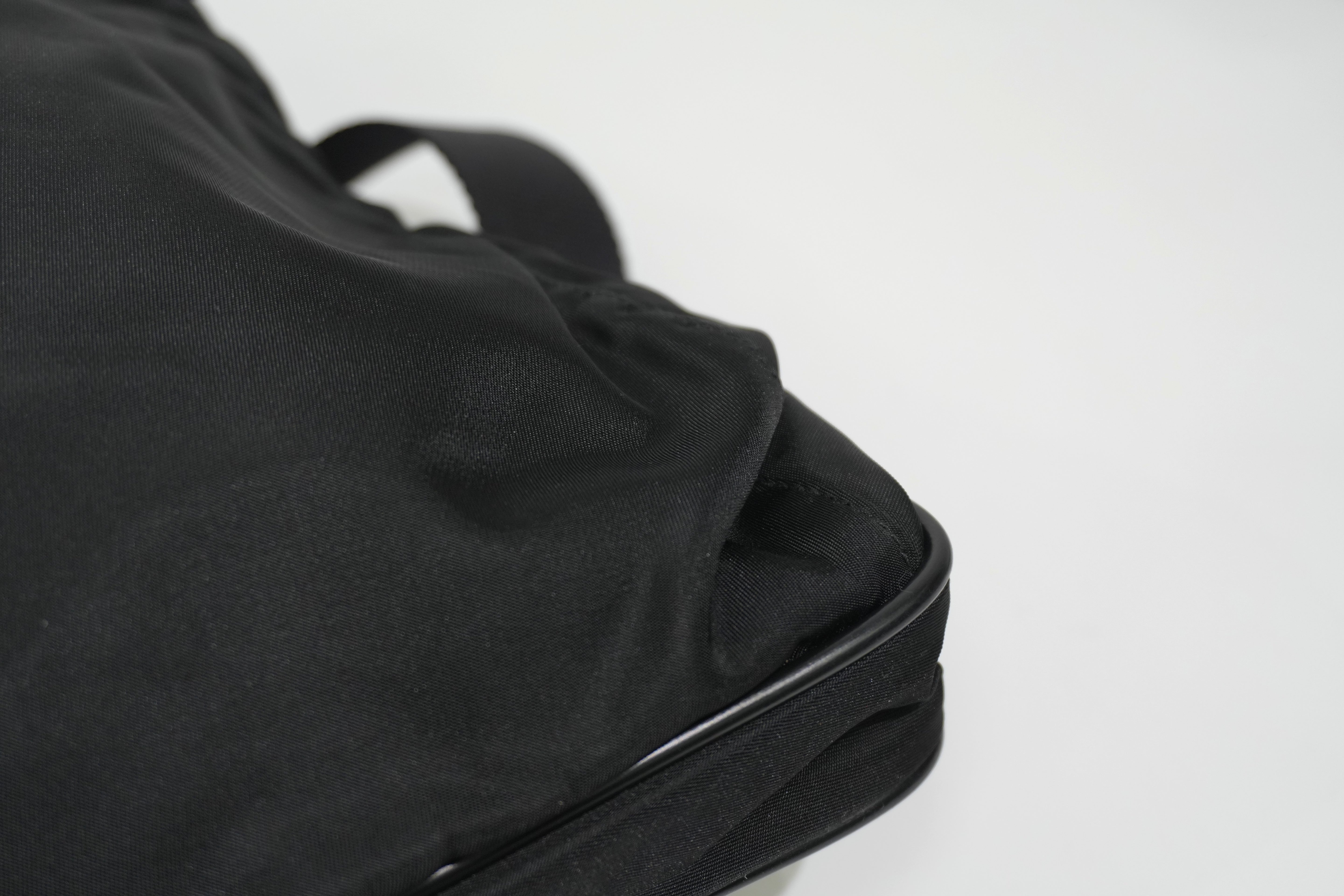 Pre-owned Prada Nylon Crossbody Bag Black