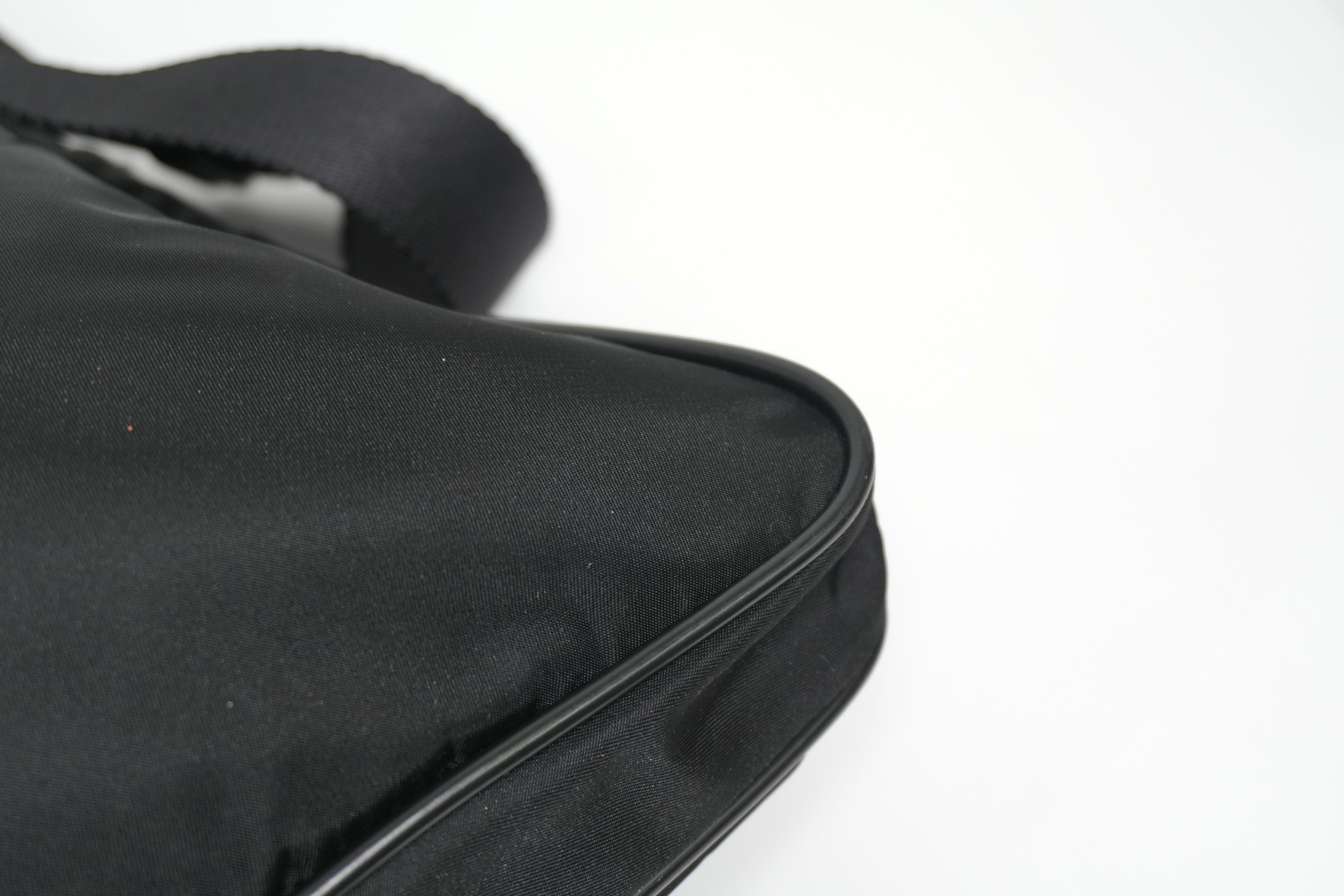Pre-owned Prada Nylon Crossbody Bag Black