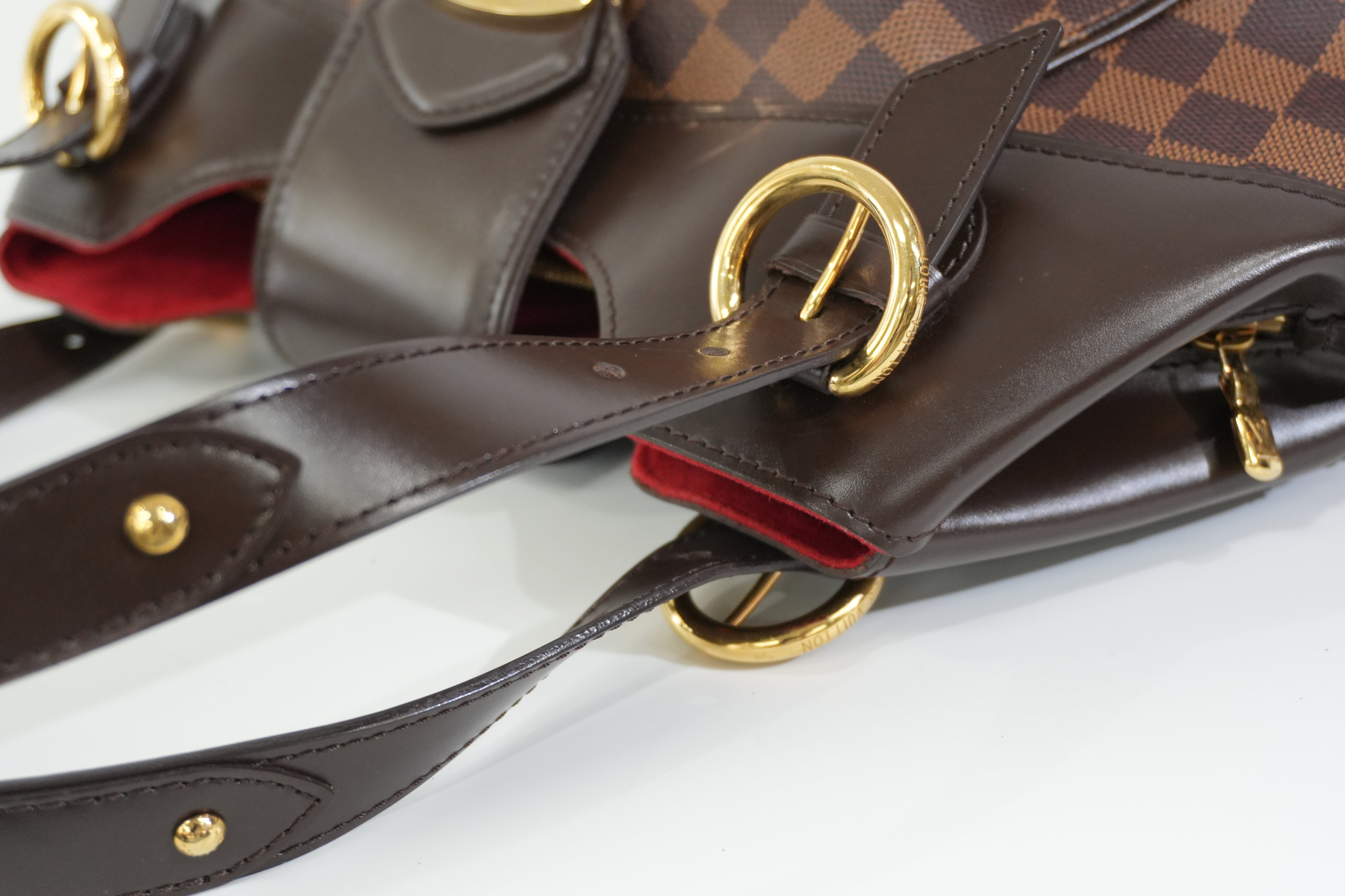 Pre-owned Louis Vuitton Damier Ebene Sistina GM Tote Bag