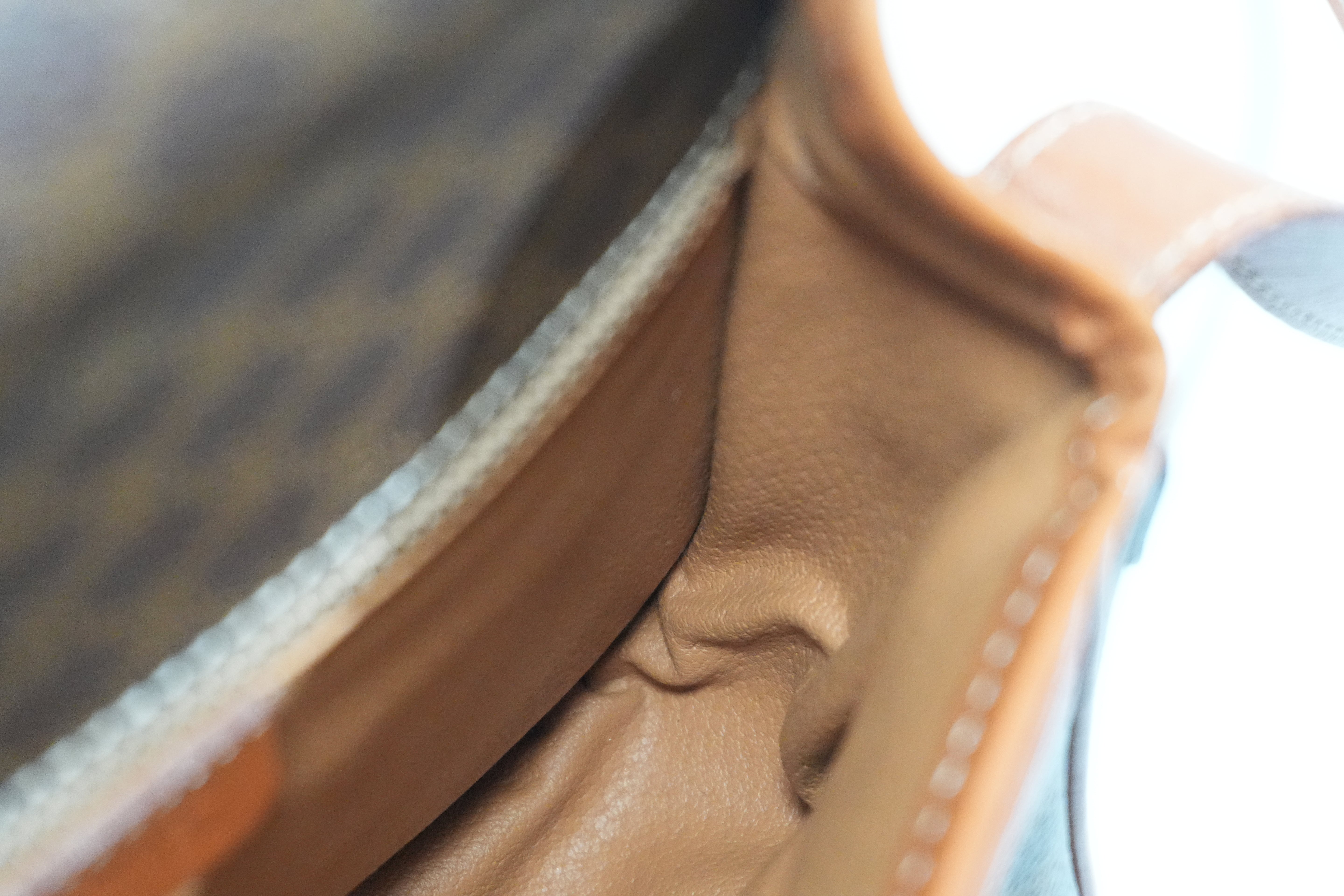 Pre-owned Celine Macadam Crossbody Bag Brown