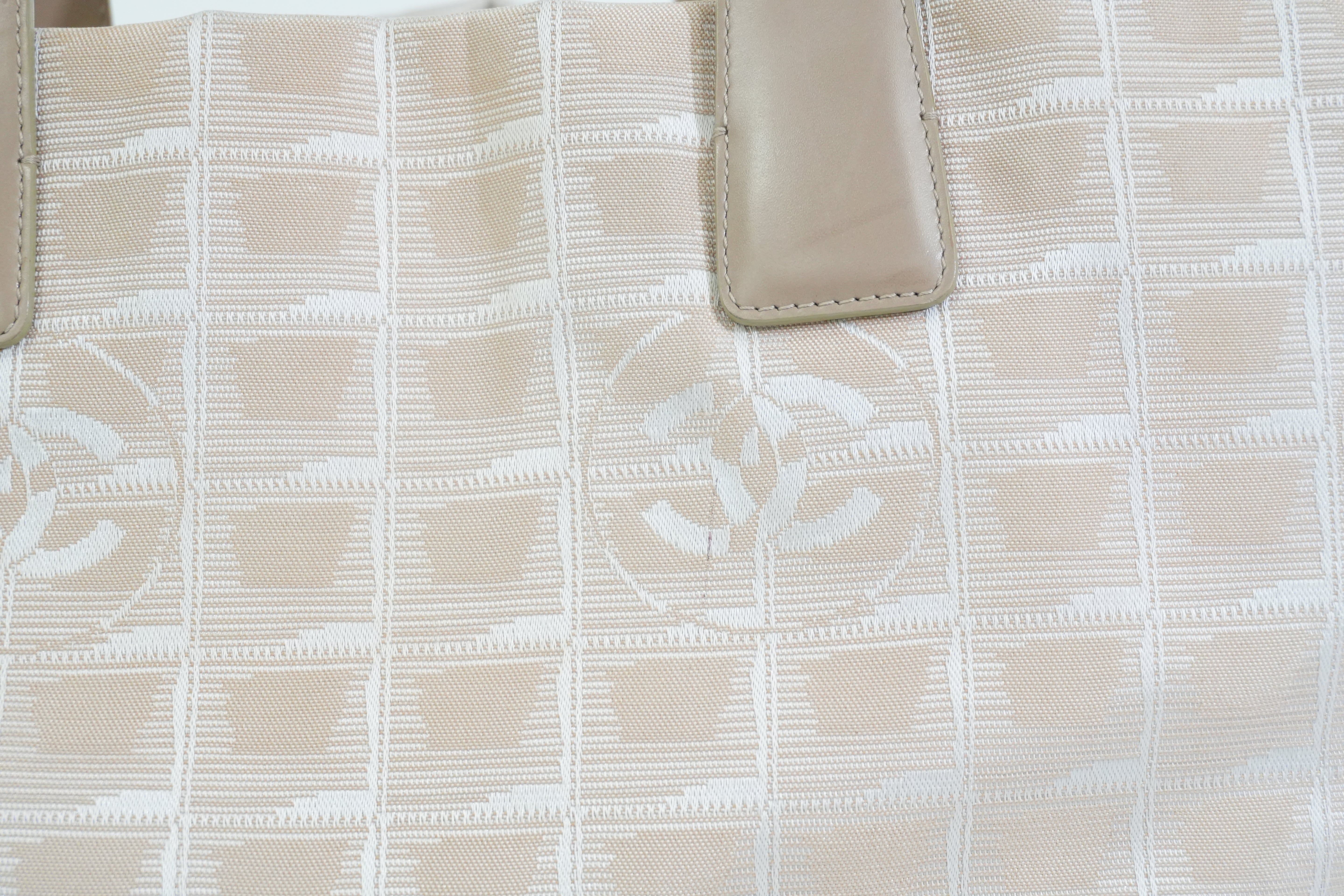 Pre-owned Chanel New Travel Line Tote Bag Pink