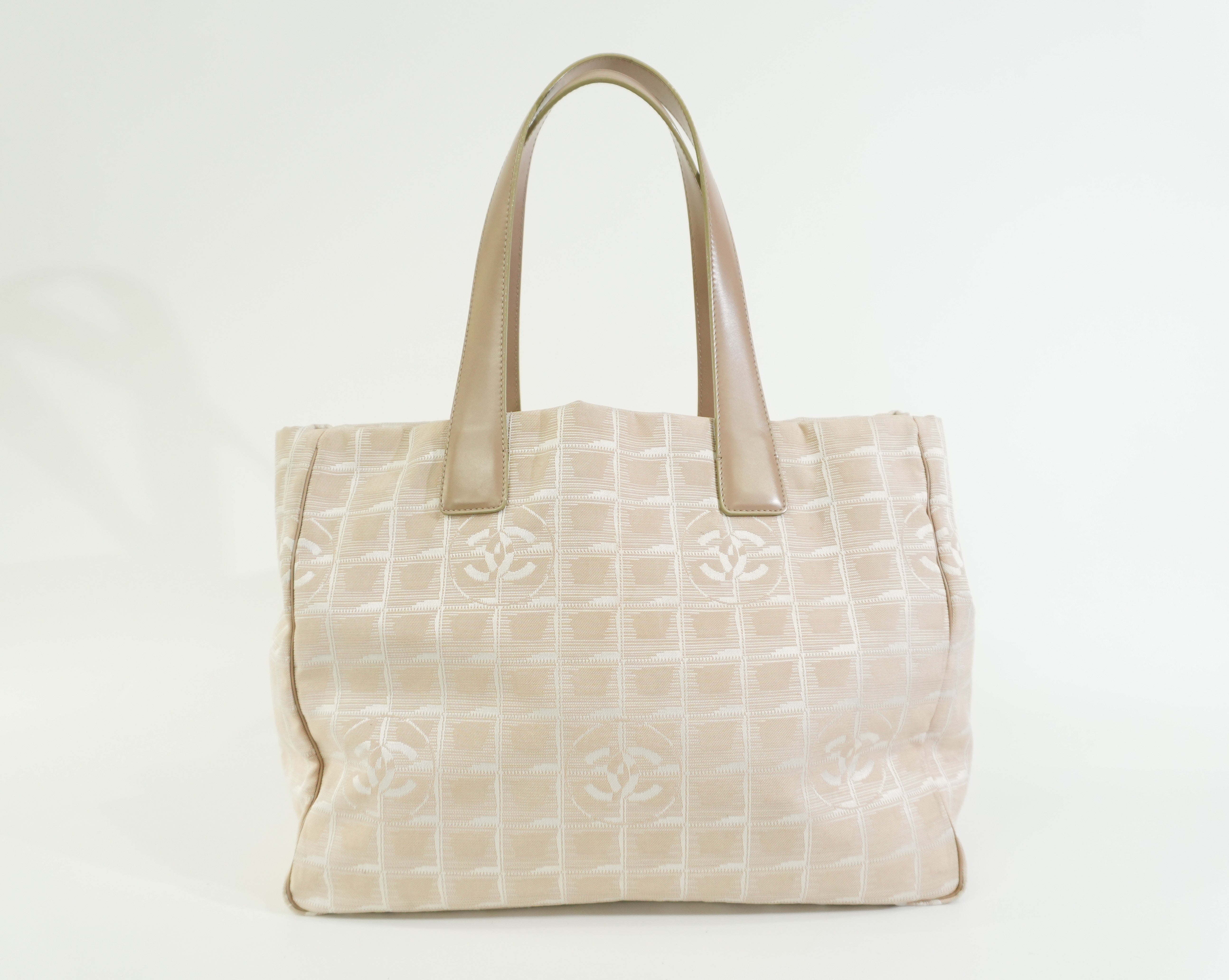 Pre-owned Chanel New Travel Line Tote Bag Pink