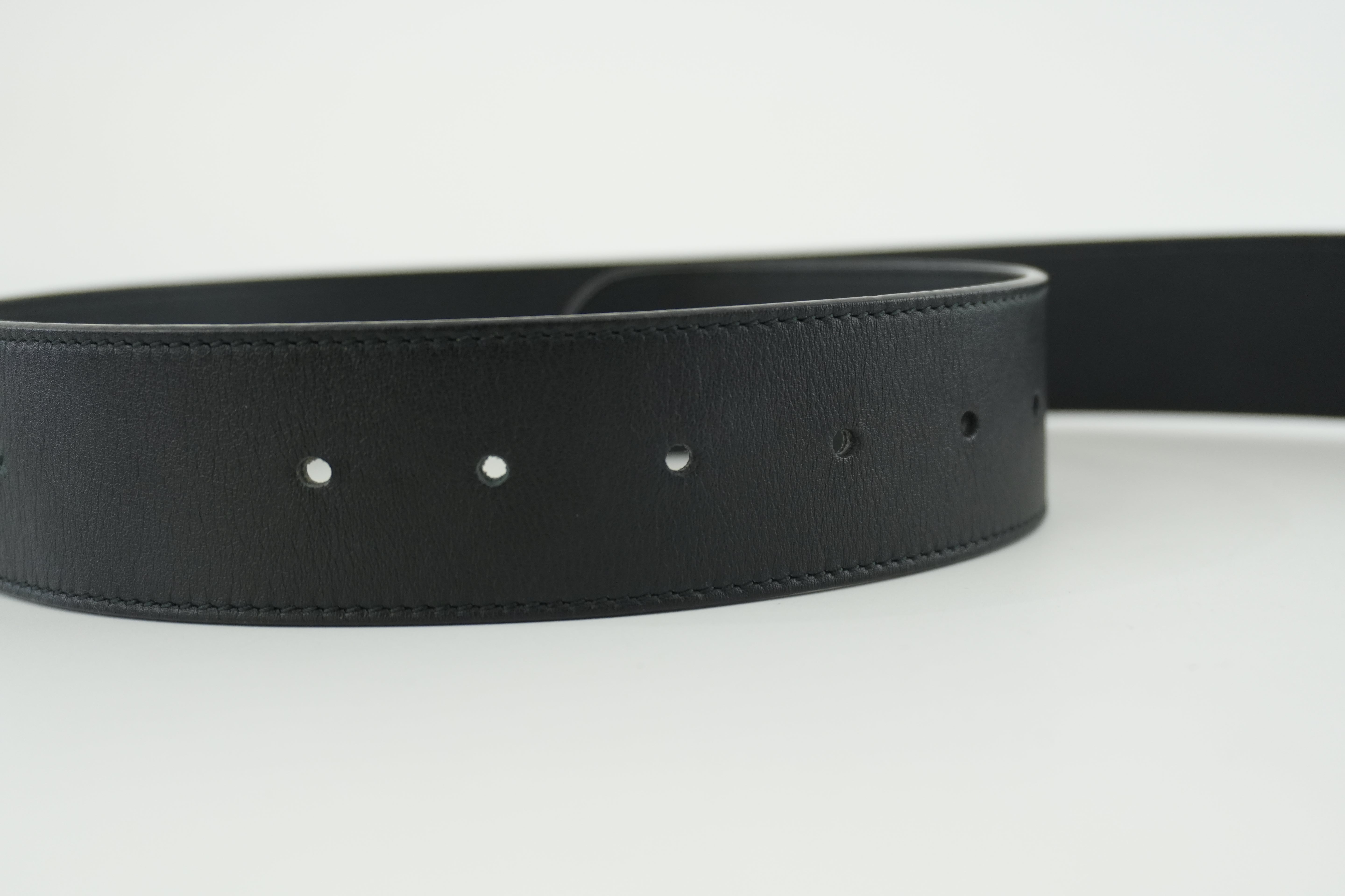 Gucci GG Marmont Belt Leather Black Used