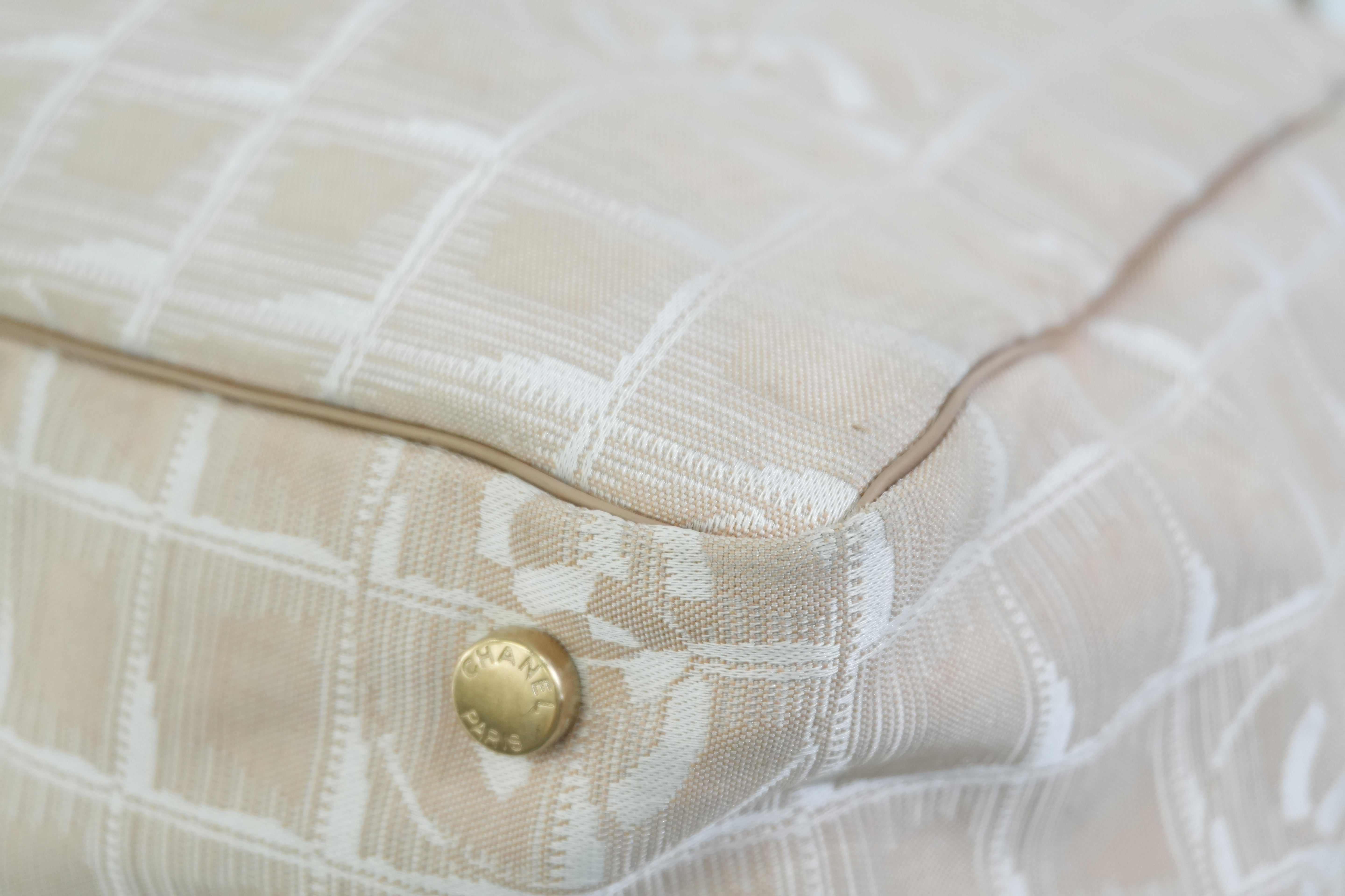 Pre-owned Chanel New Travel Line Tote Bag Pink