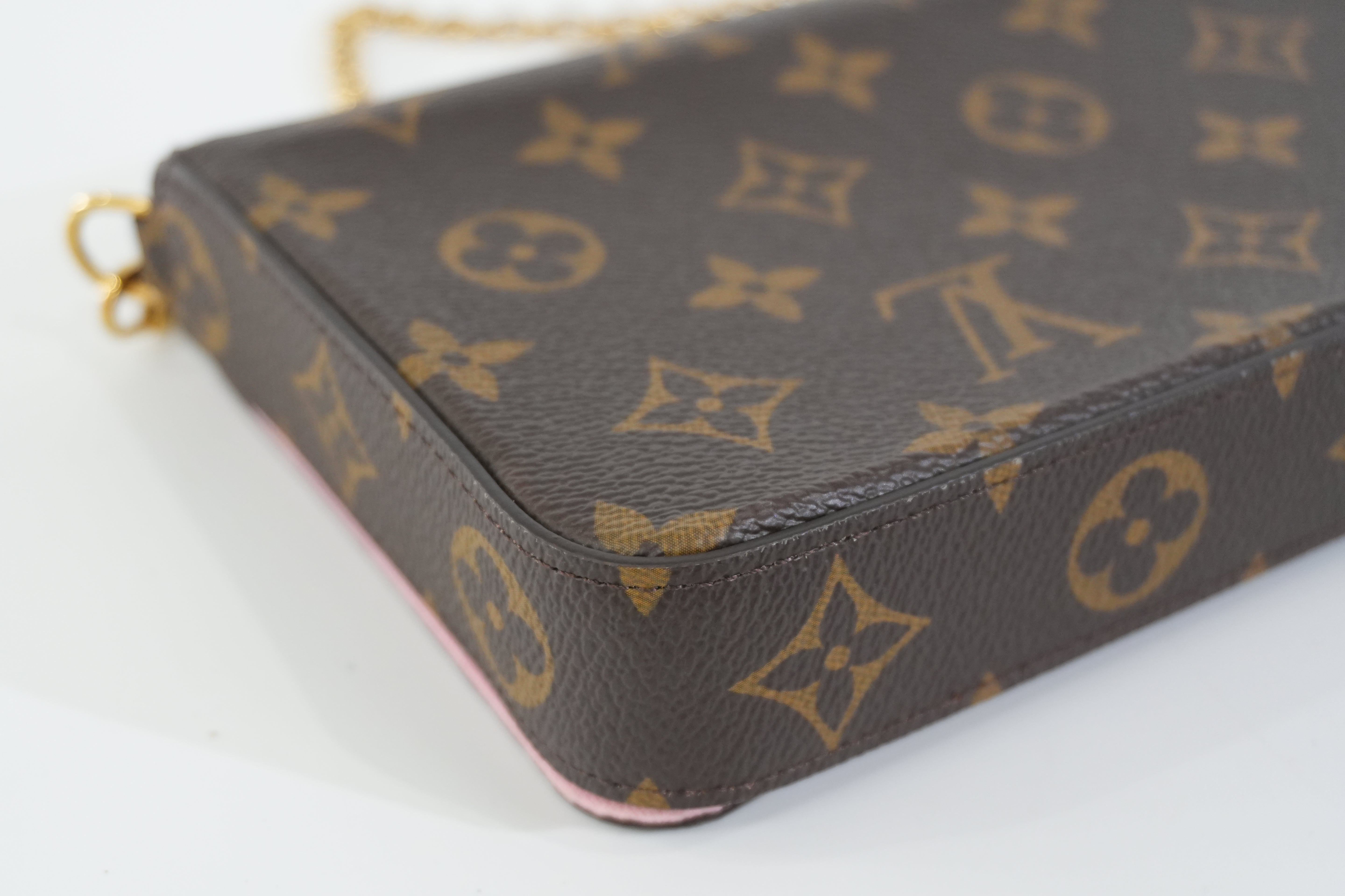 Pre-owned Louis Vuitton Monogram Felicie Pochette Vivienne Shoulder Bag