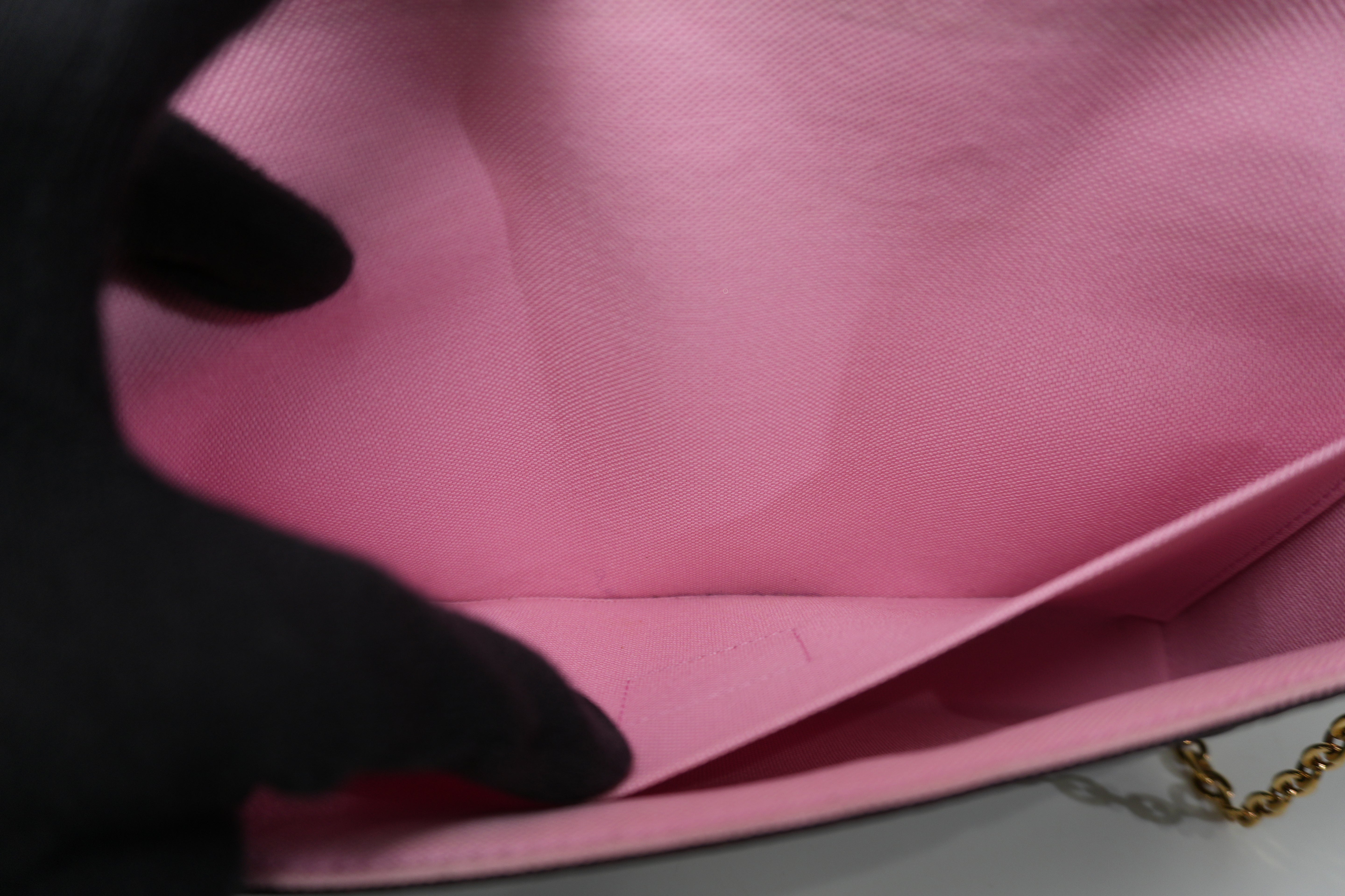 Pre-owned Louis Vuitton Monogram Felicie Pochette Vivienne Shoulder Bag