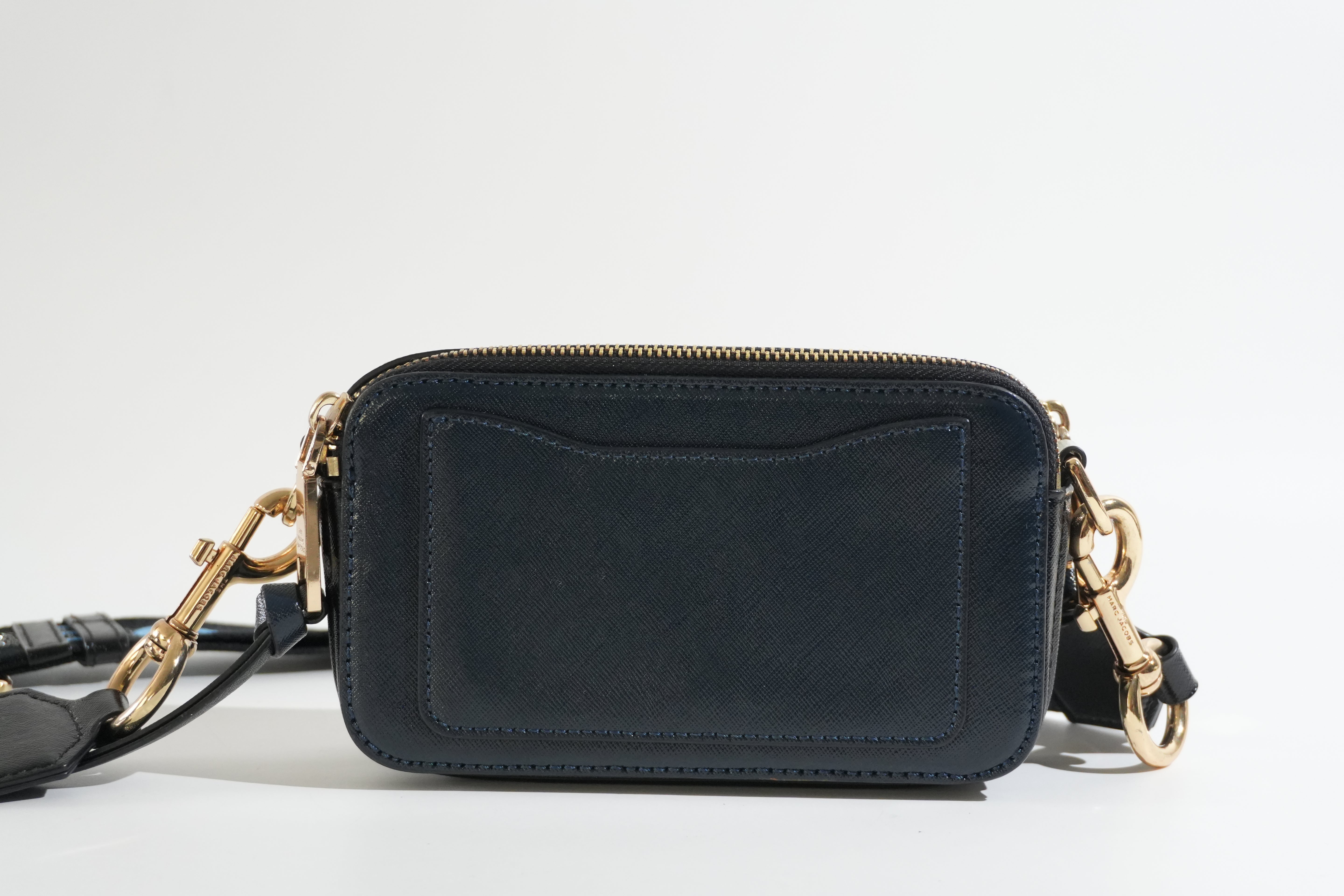 Pre-owned Marc Jacobs Snapshot Crossbody Bag Blue
