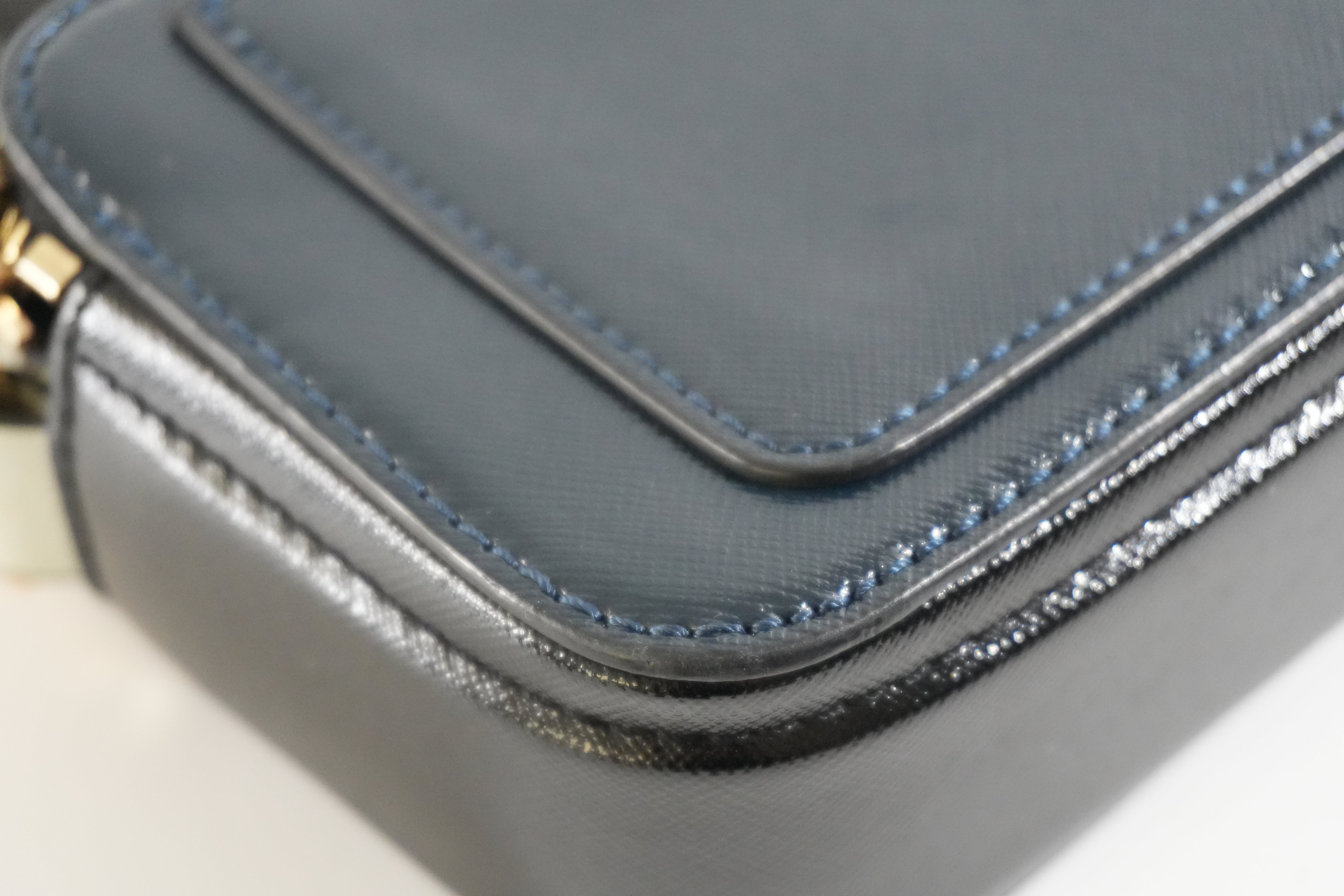 Pre-owned Marc Jacobs Snapshot Crossbody Bag Blue