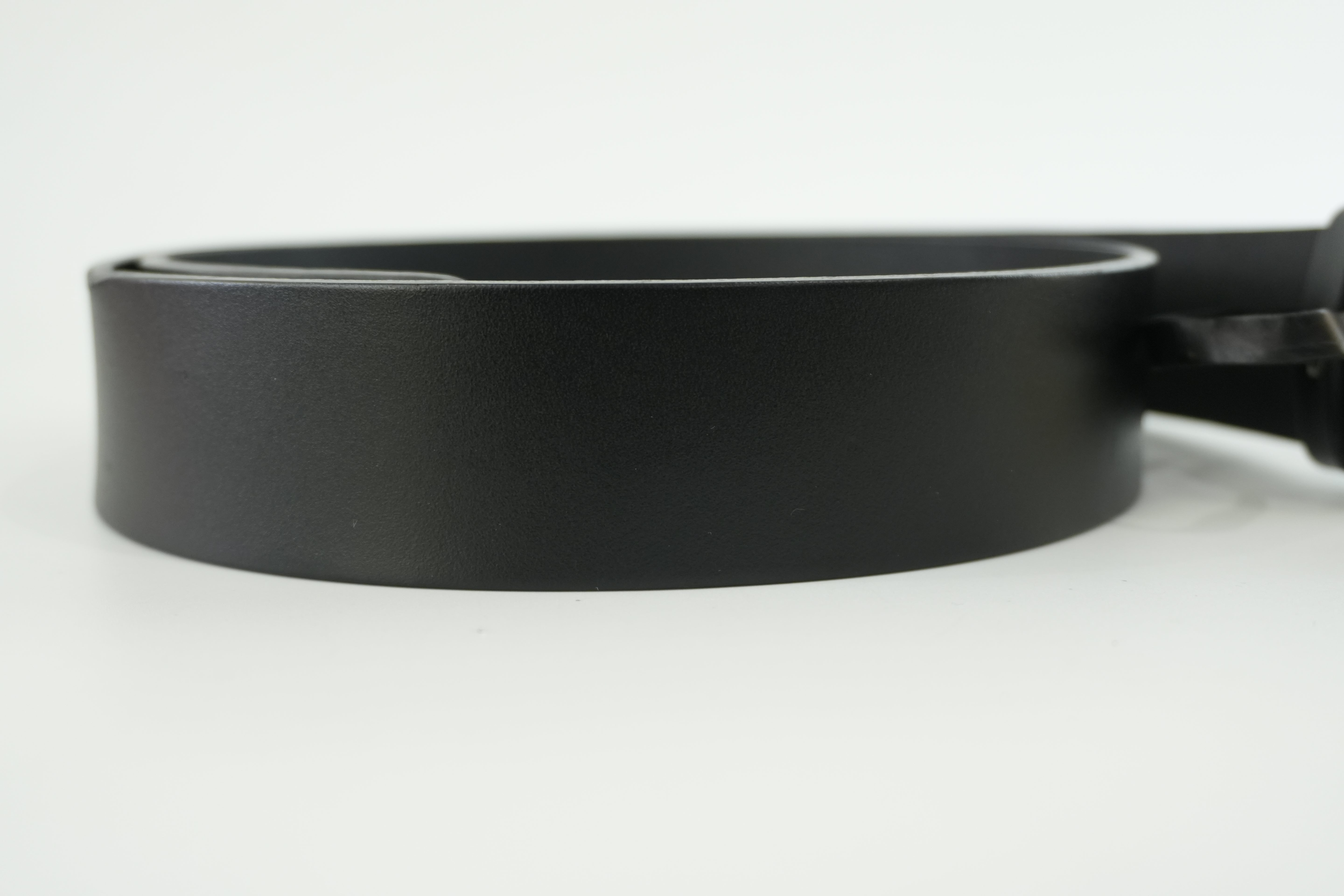 Gucci Interlocking Belt Leather Black Used