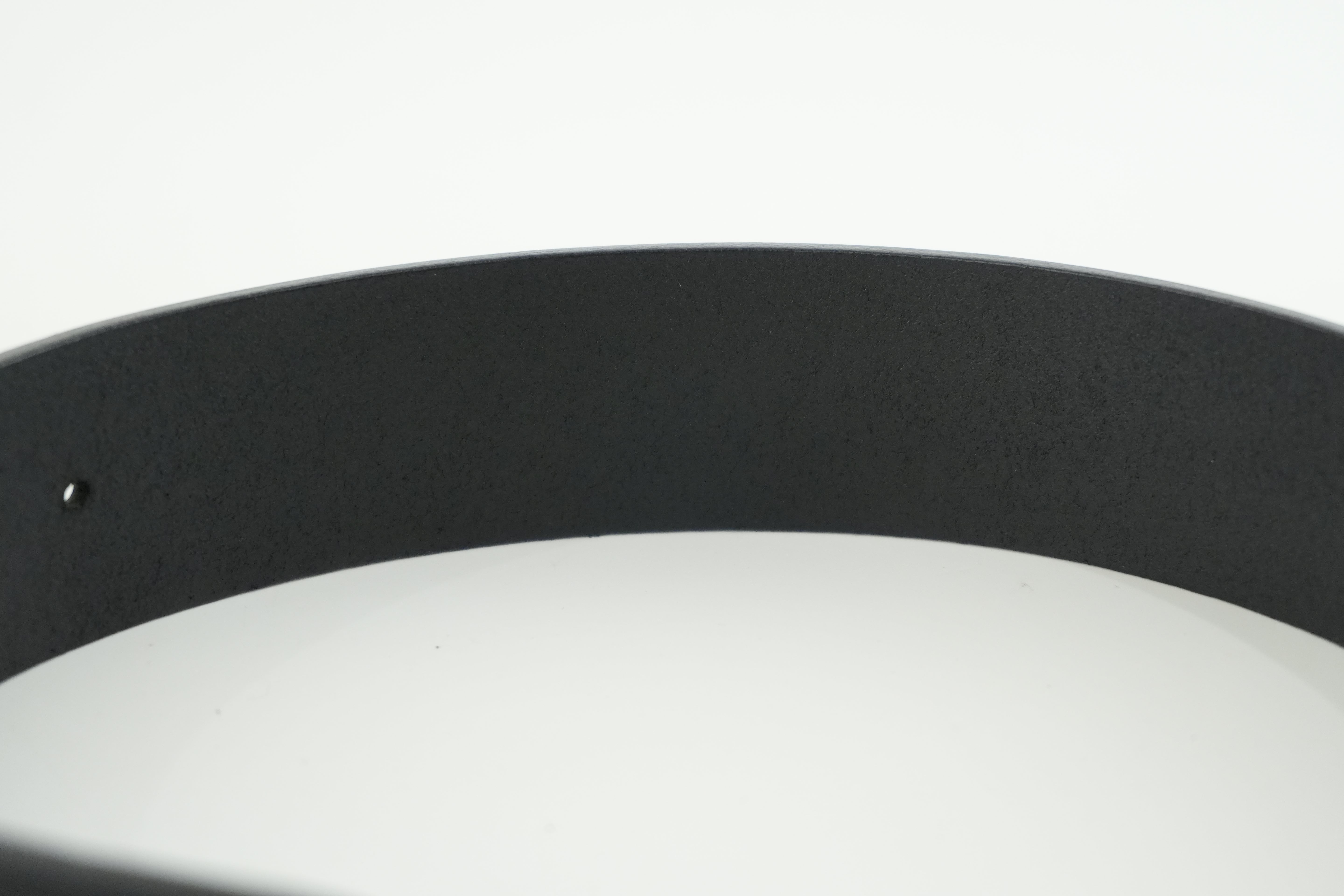 Gucci Interlocking Belt Leather Black Used