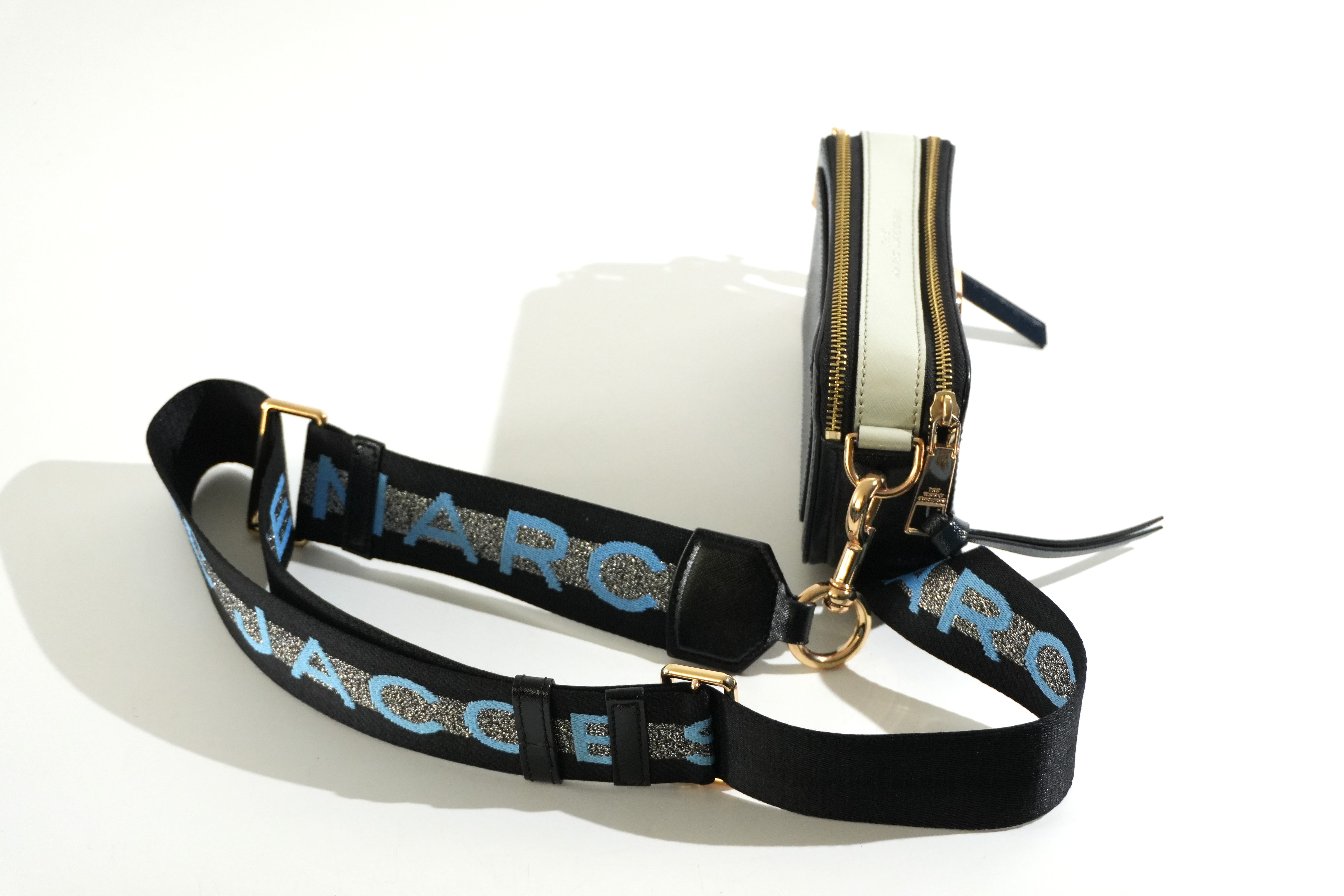 Pre-owned Marc Jacobs Snapshot Crossbody Bag Blue
