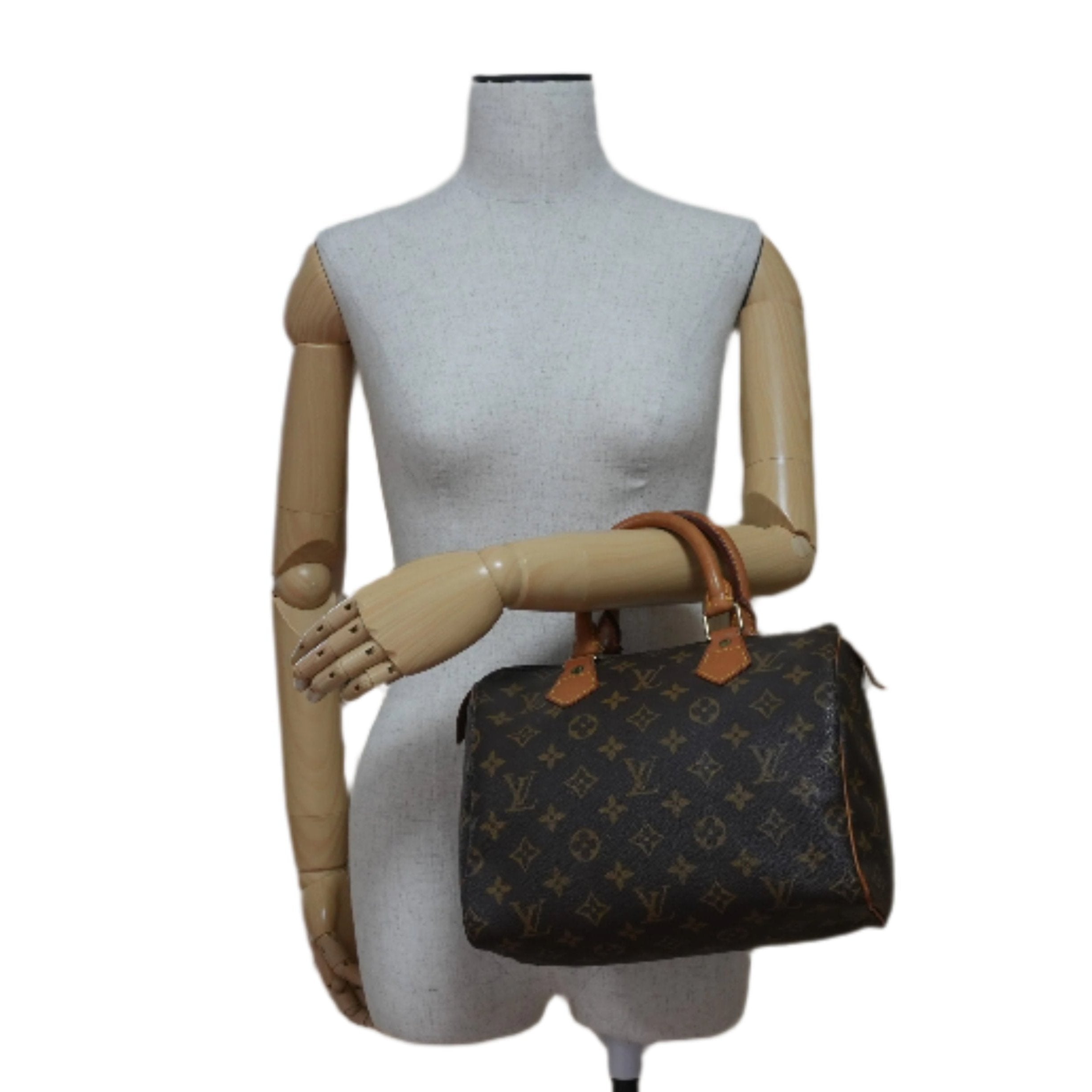 Louis Vuitton Monogram Speedy 25 Handbag Used