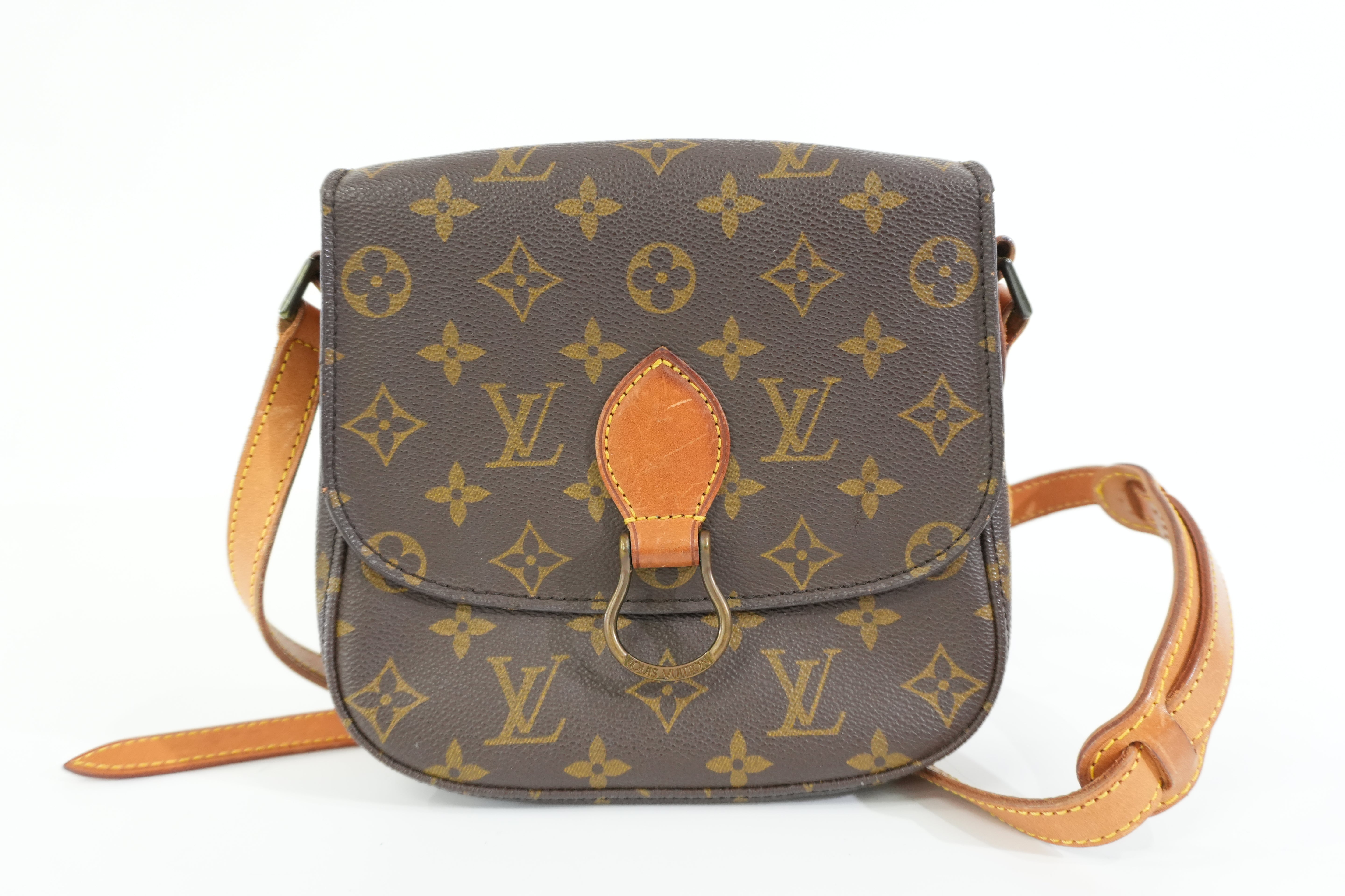 Pre-owned Louis Vuitton Monogram Saint Cloud MM Shoulder Bag