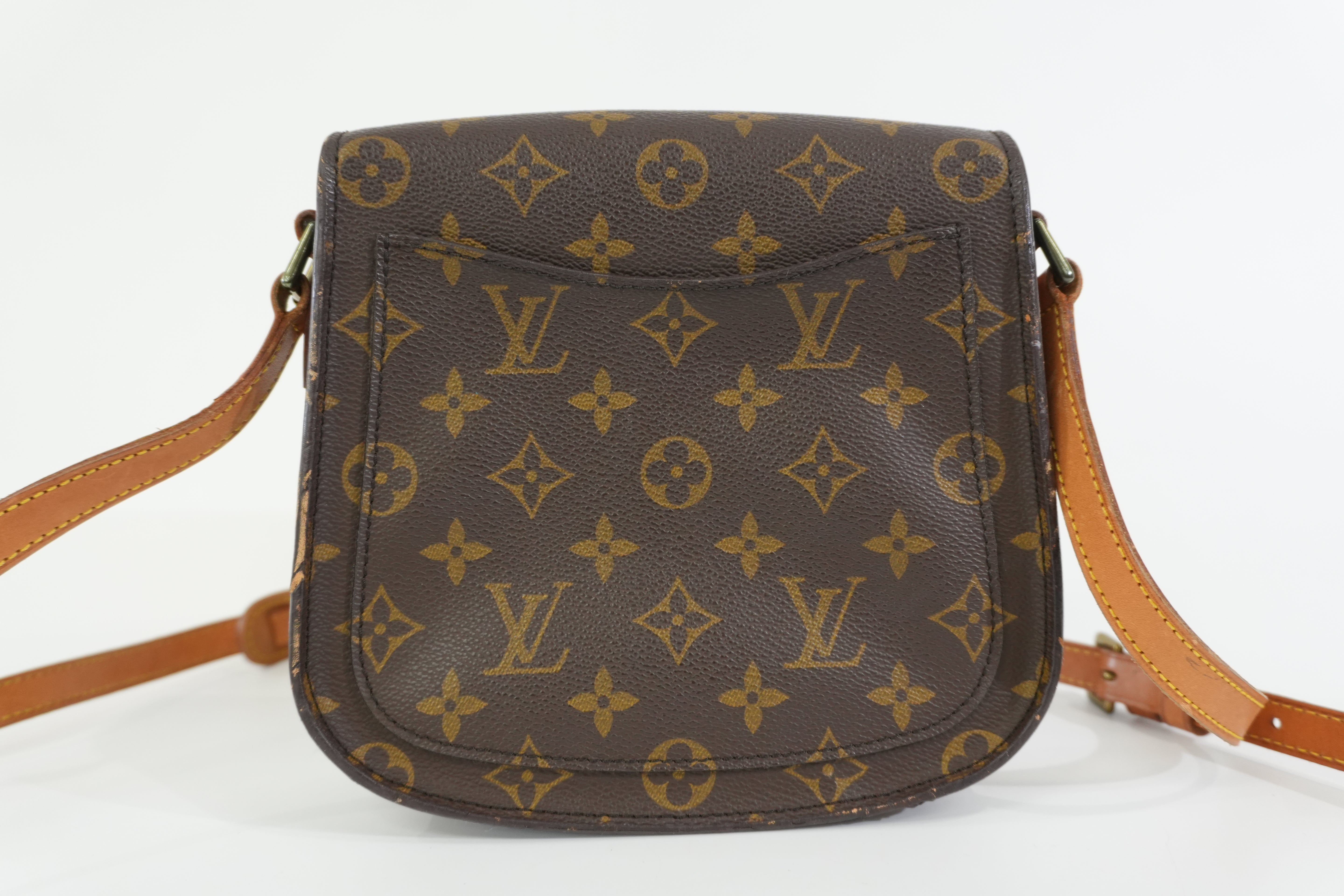 Pre-owned Louis Vuitton Monogram Saint Cloud MM Shoulder Bag