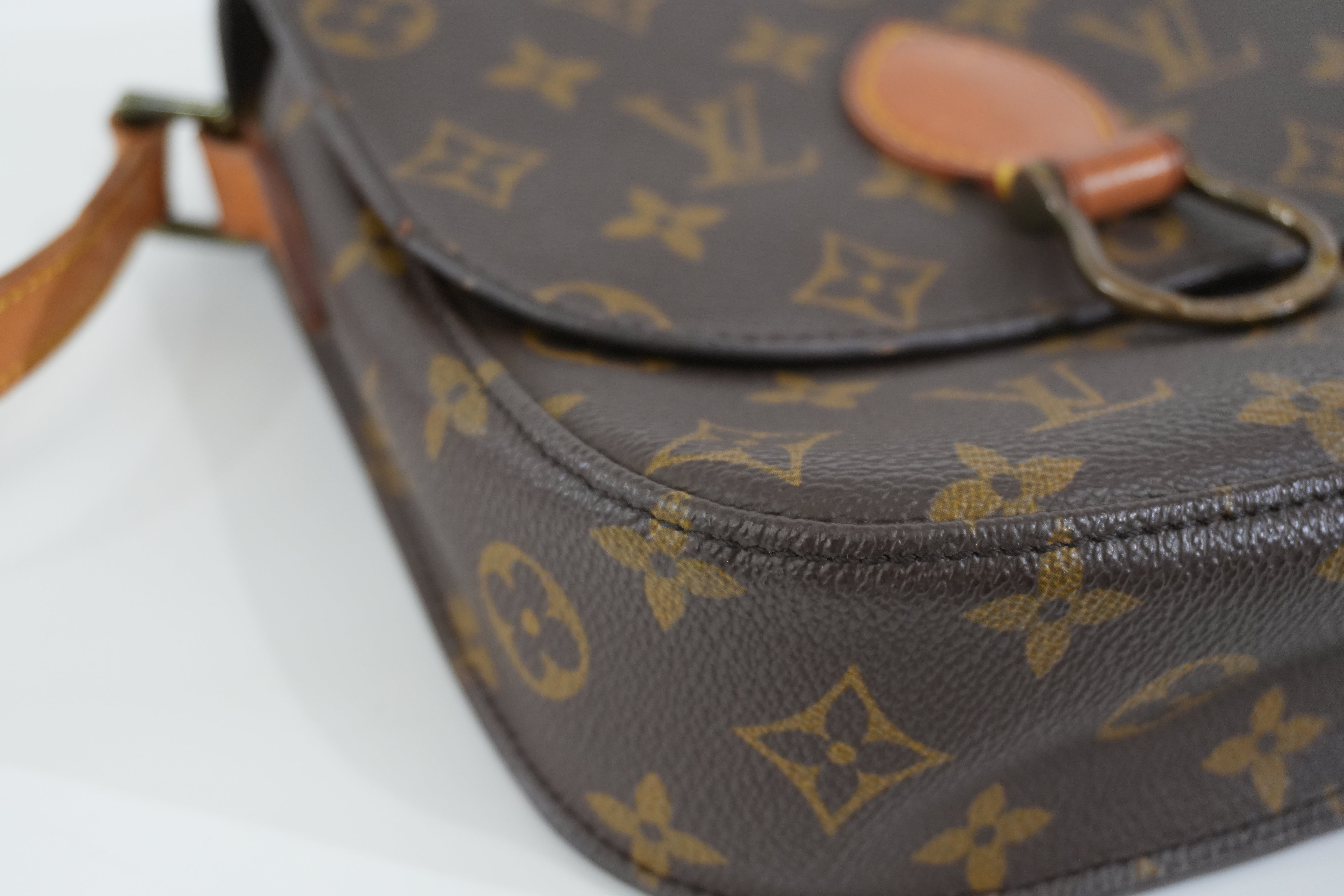 Pre-owned Louis Vuitton Monogram Saint Cloud MM Shoulder Bag