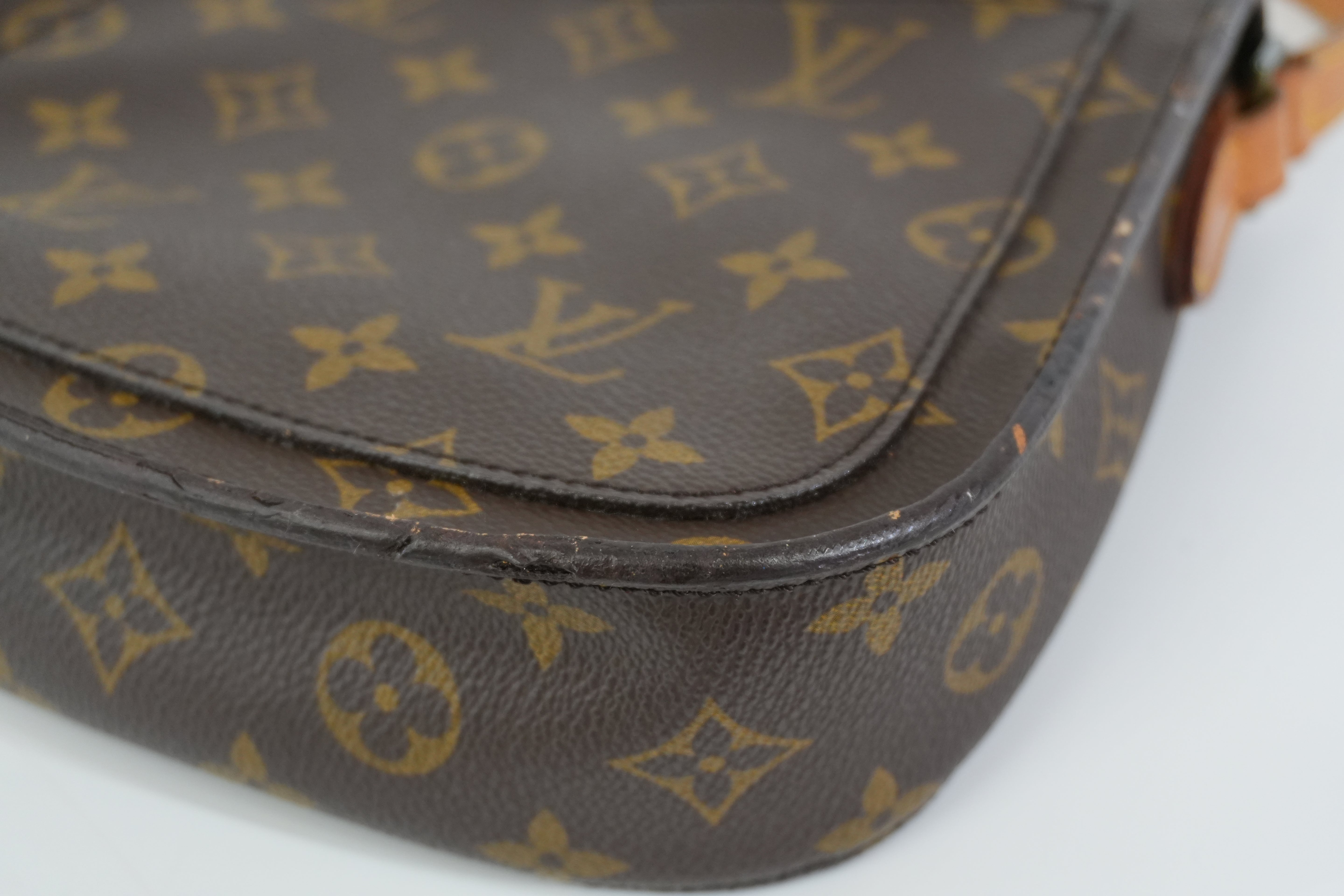 Pre-owned Louis Vuitton Monogram Saint Cloud MM Shoulder Bag