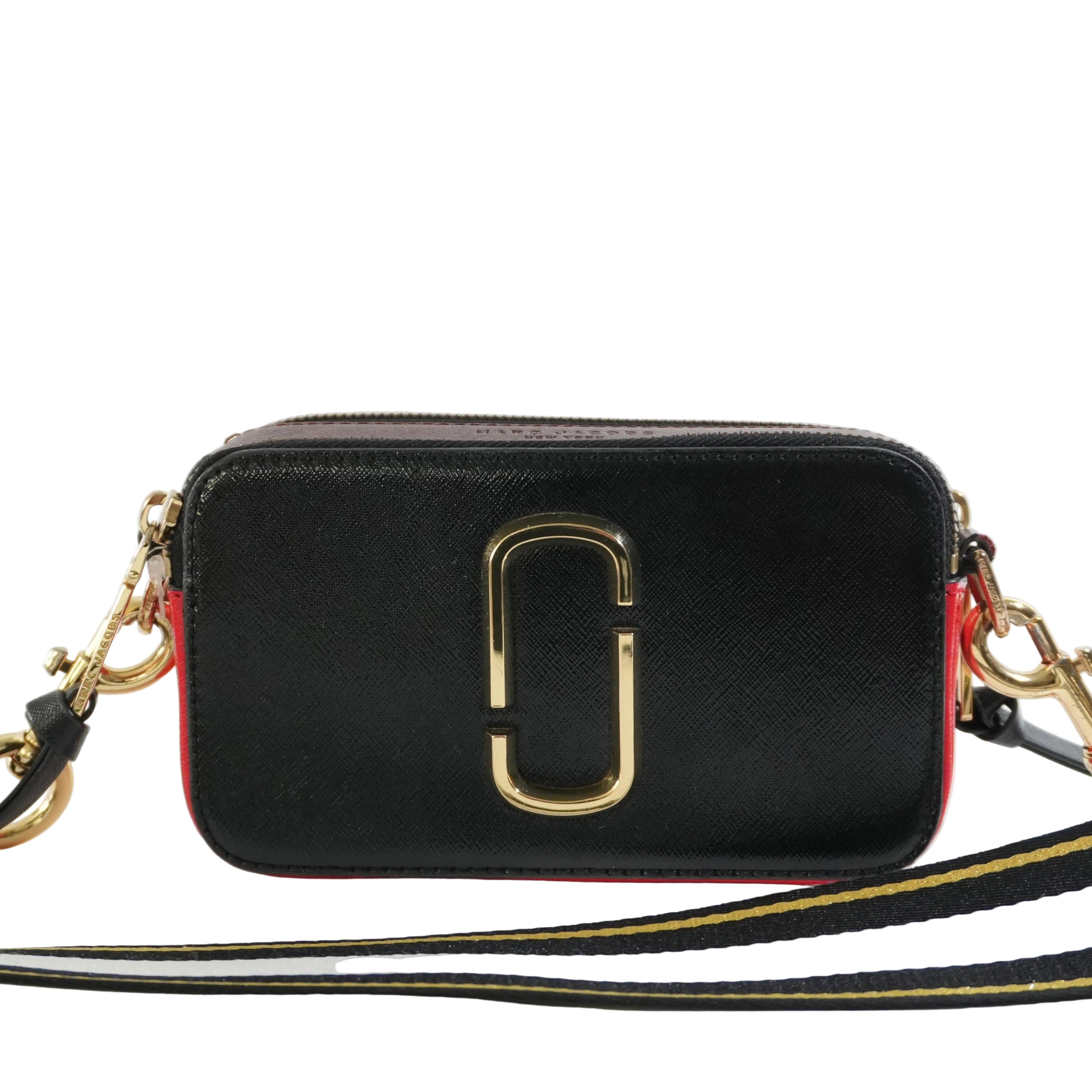 Pre-owned Marc Jacobs Snapshot Bag Black and Red