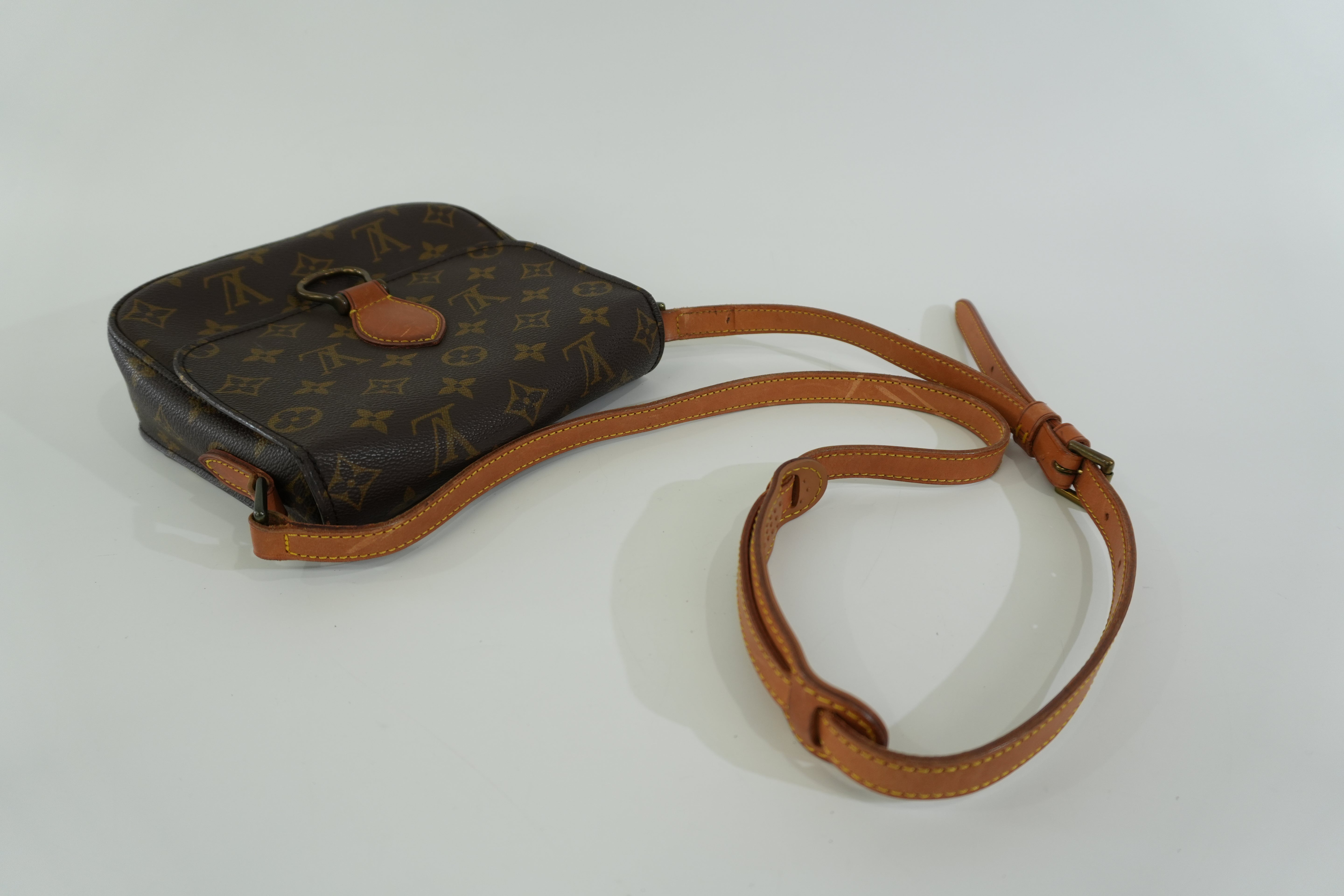 Pre-owned Louis Vuitton Monogram Saint Cloud MM Shoulder Bag
