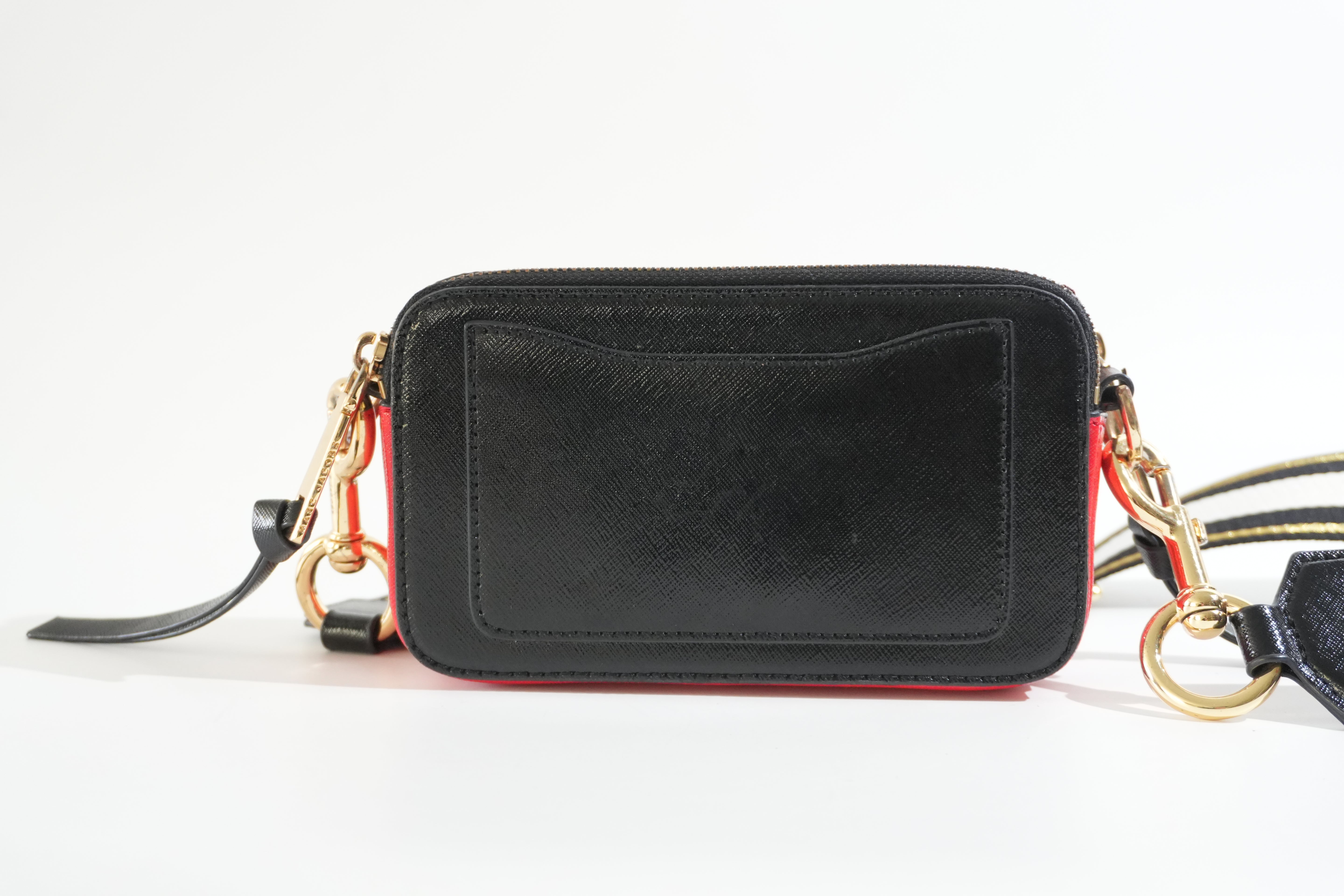 Pre-owned Marc Jacobs Snapshot Bag Black and Red