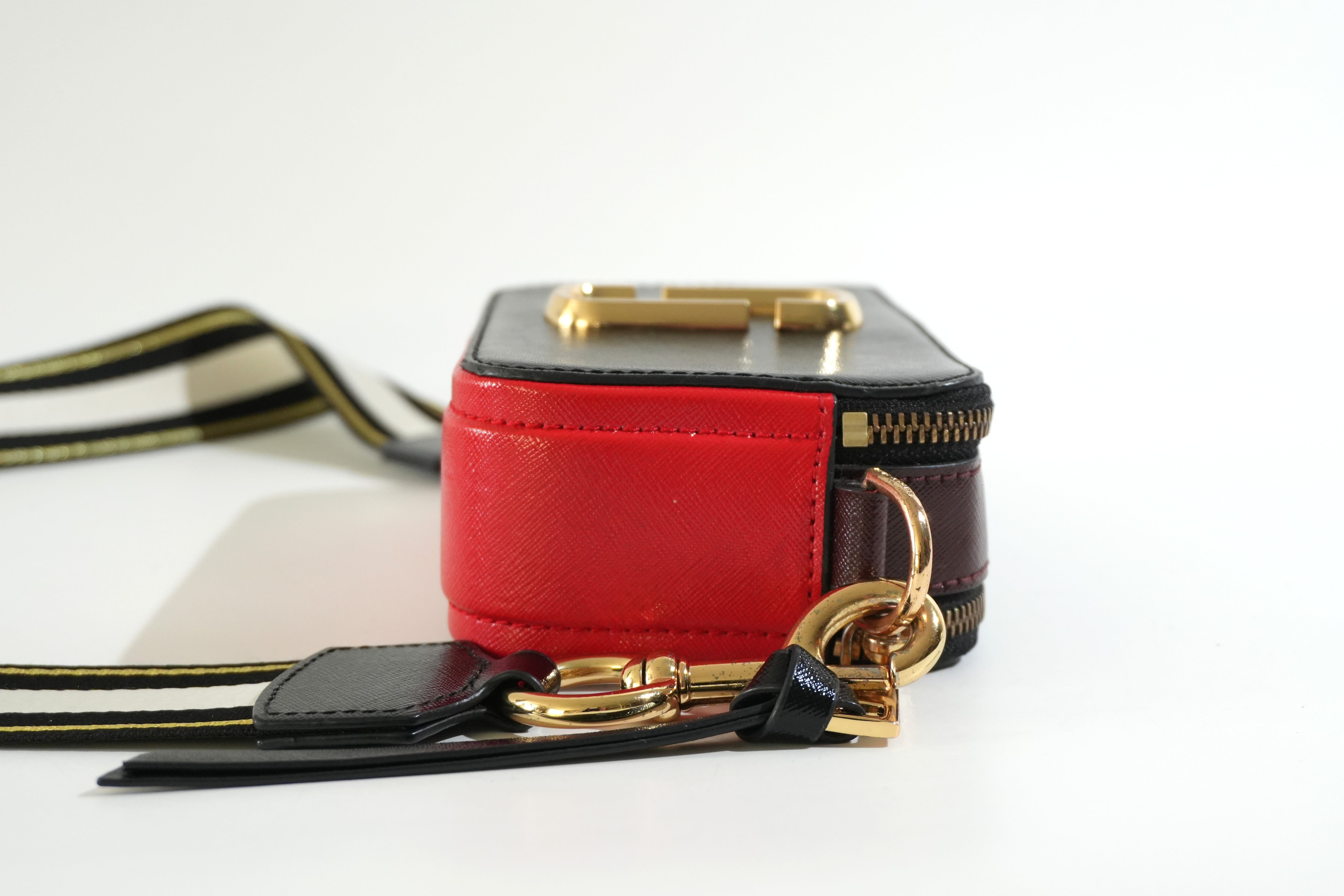 Pre-owned Marc Jacobs Snapshot Bag Black and Red
