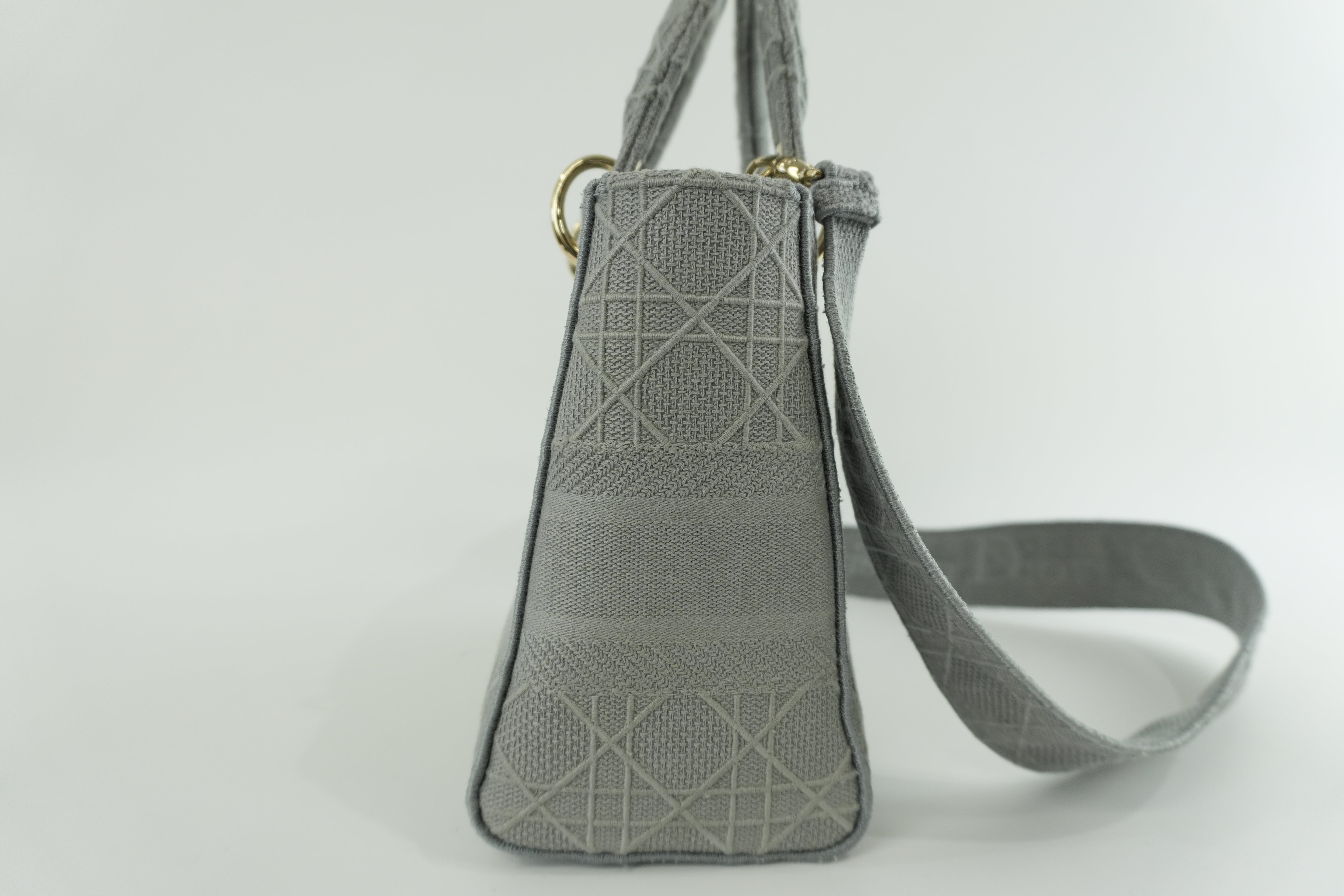 Christian Dior Lady D Light Gray Shoulder Strap Used