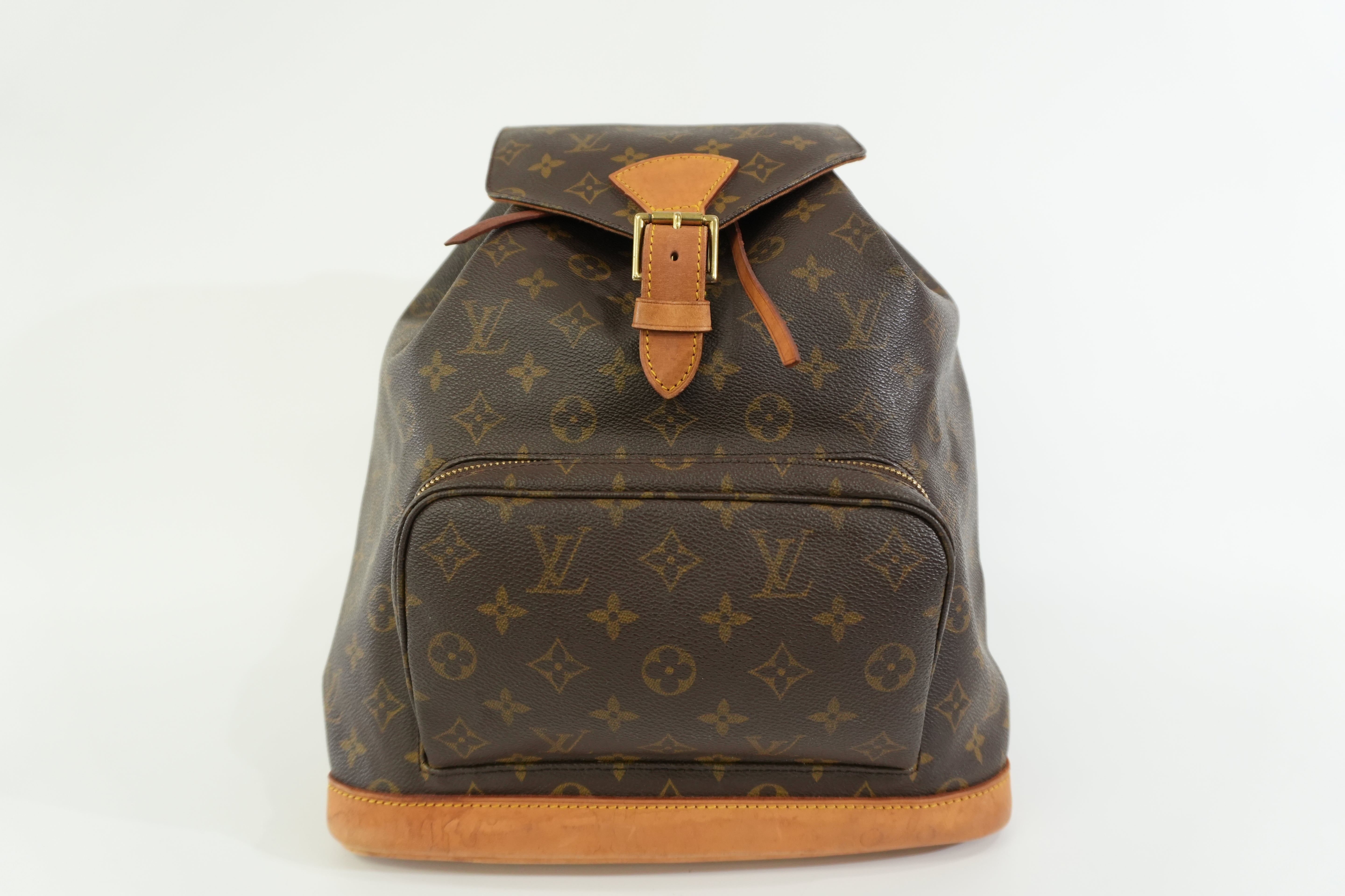 Pre-owned Louis Vuitton Monogram Montsouris GM Backpack