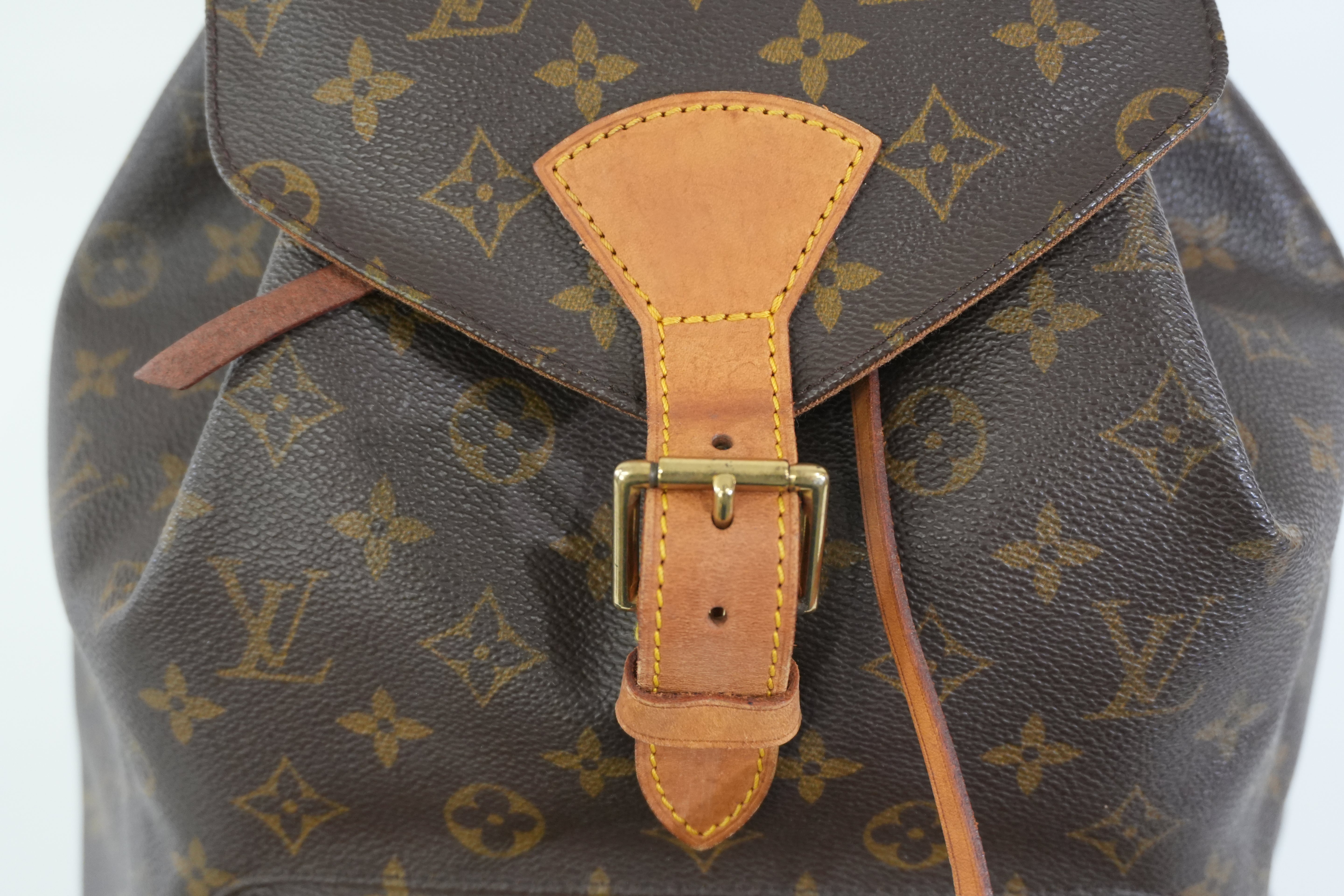 Pre-owned Louis Vuitton Monogram Montsouris GM Backpack