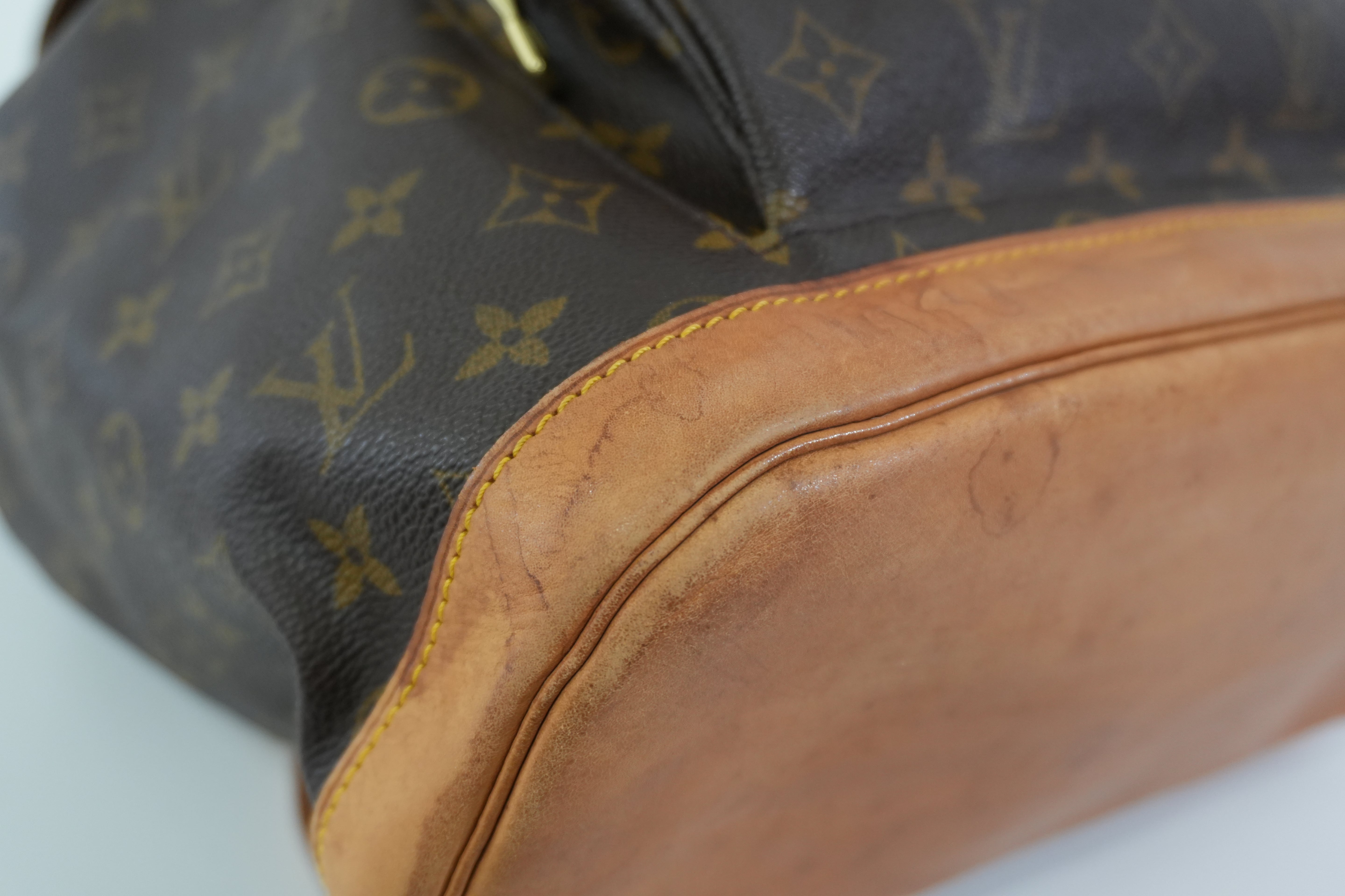 Pre-owned Louis Vuitton Monogram Montsouris GM Backpack