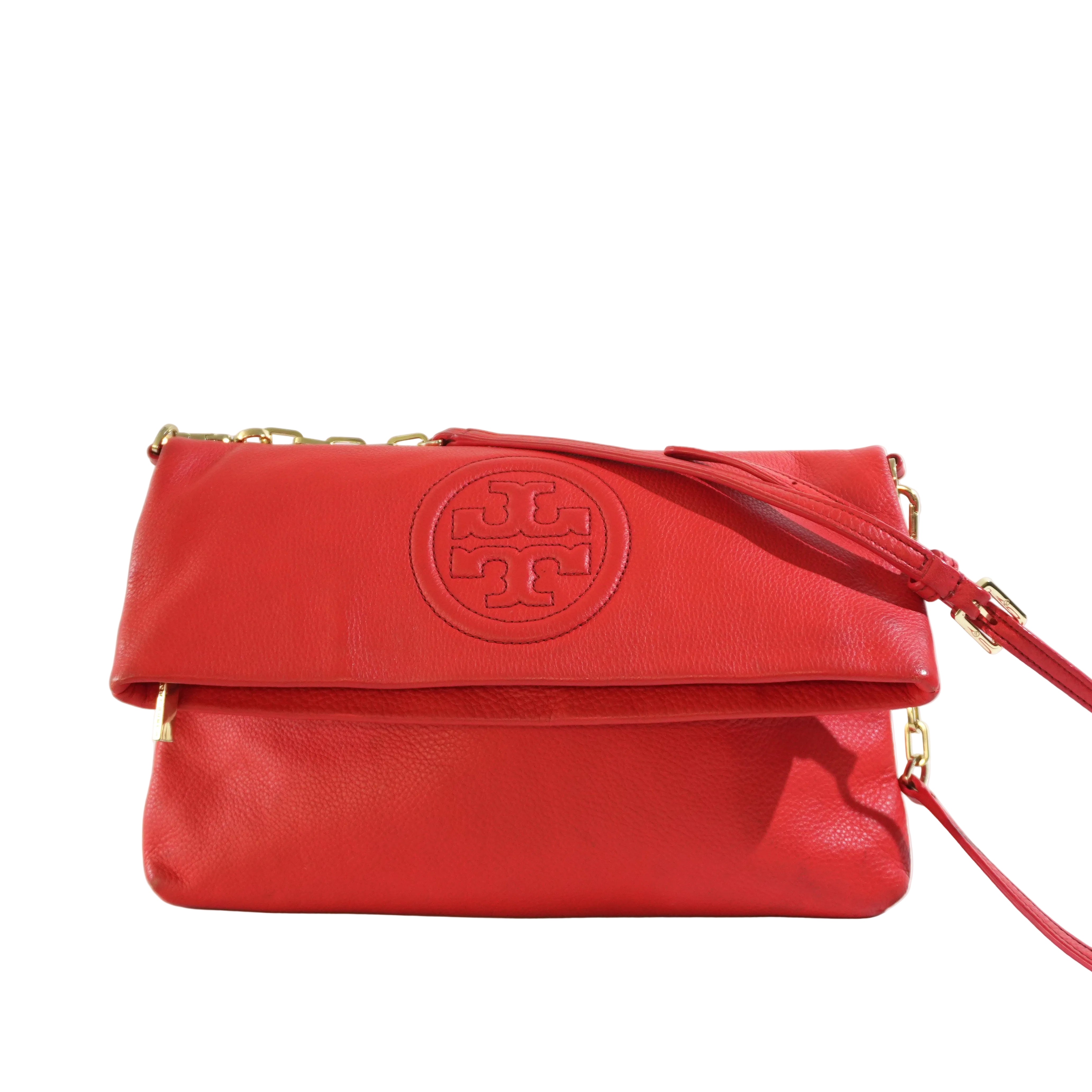 Pre-owned Tory Burch Shoulder Bag Red