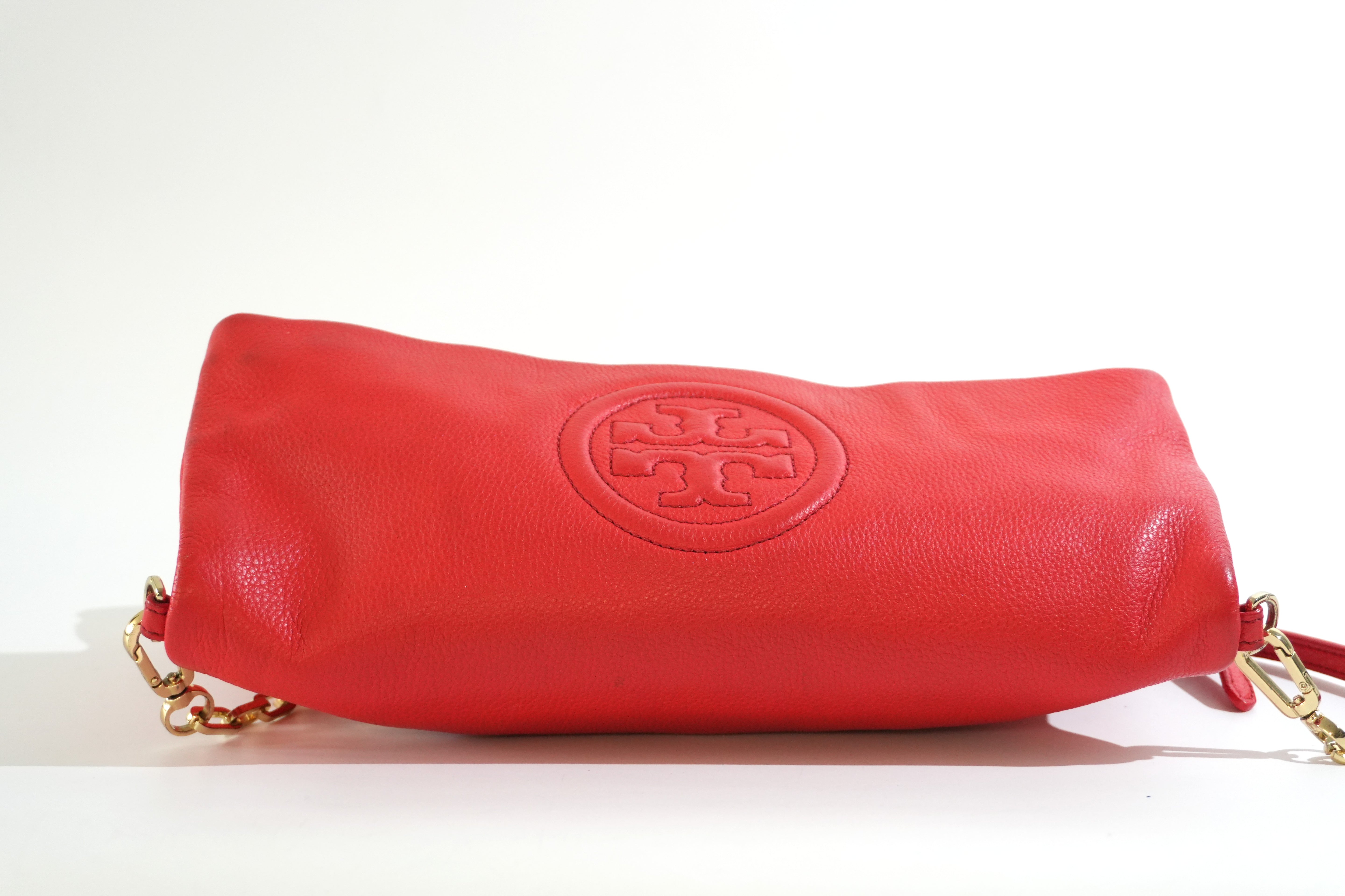 Pre-owned Tory Burch Shoulder Bag Red