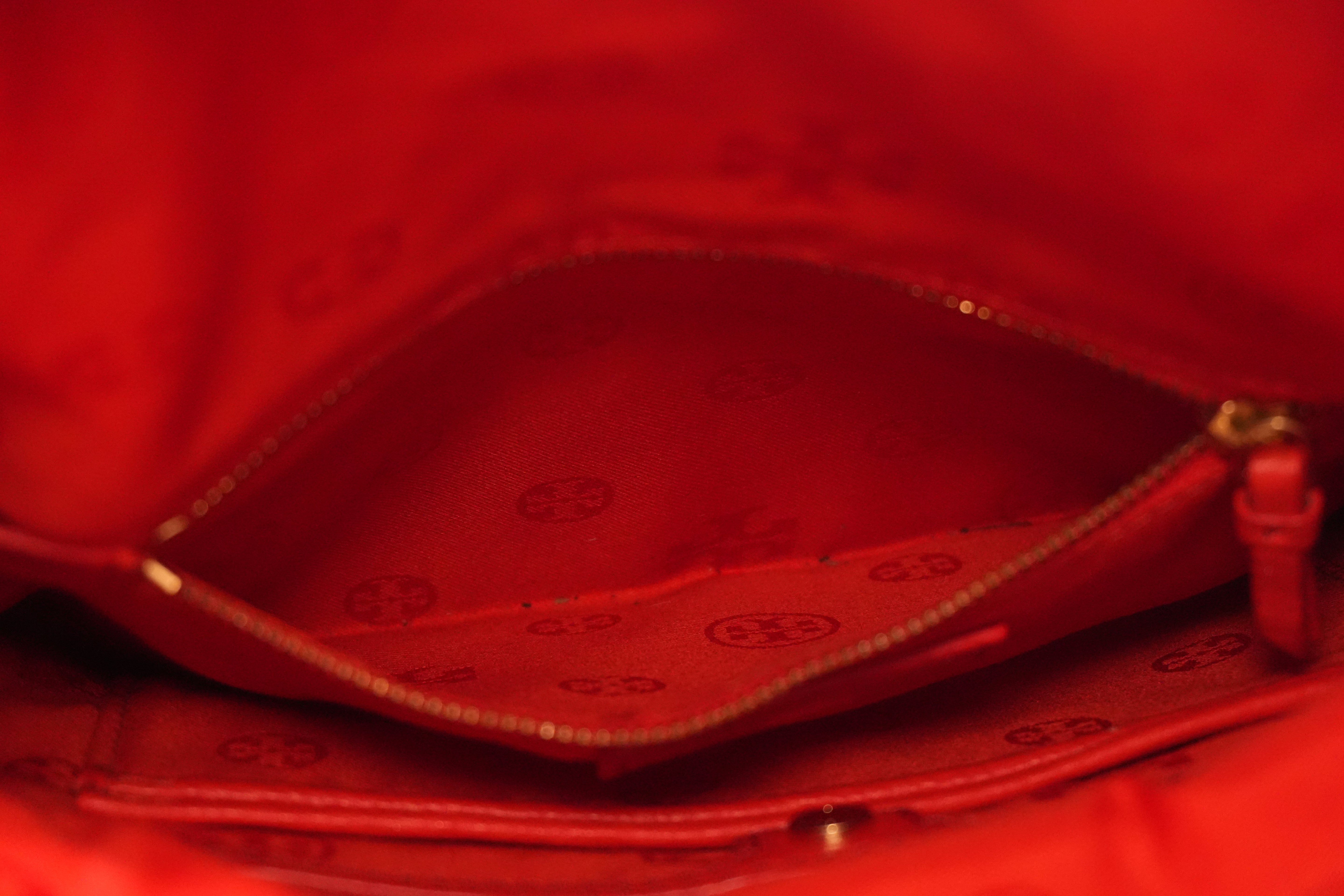 Pre-owned Tory Burch Shoulder Bag Red